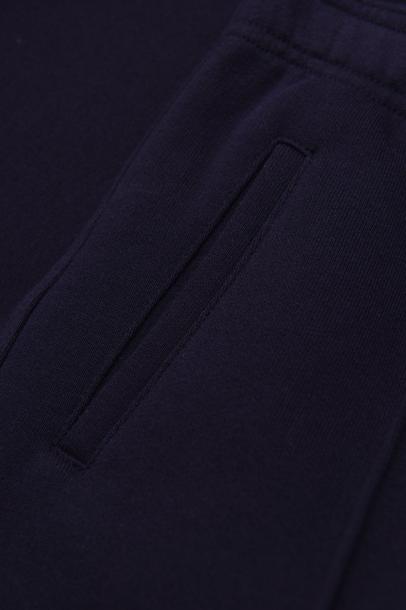 Girls Dark Blue Cotton Trousers