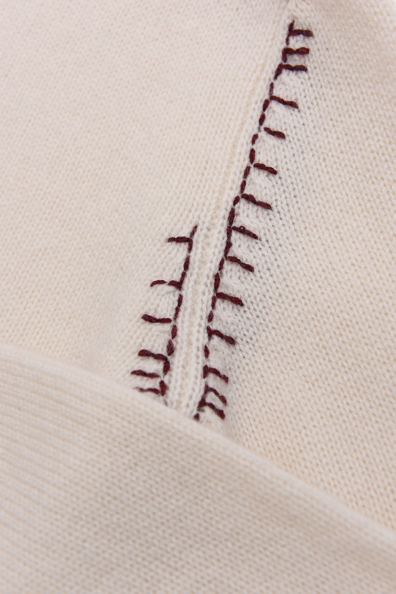 Girls Beige Wool Sweater