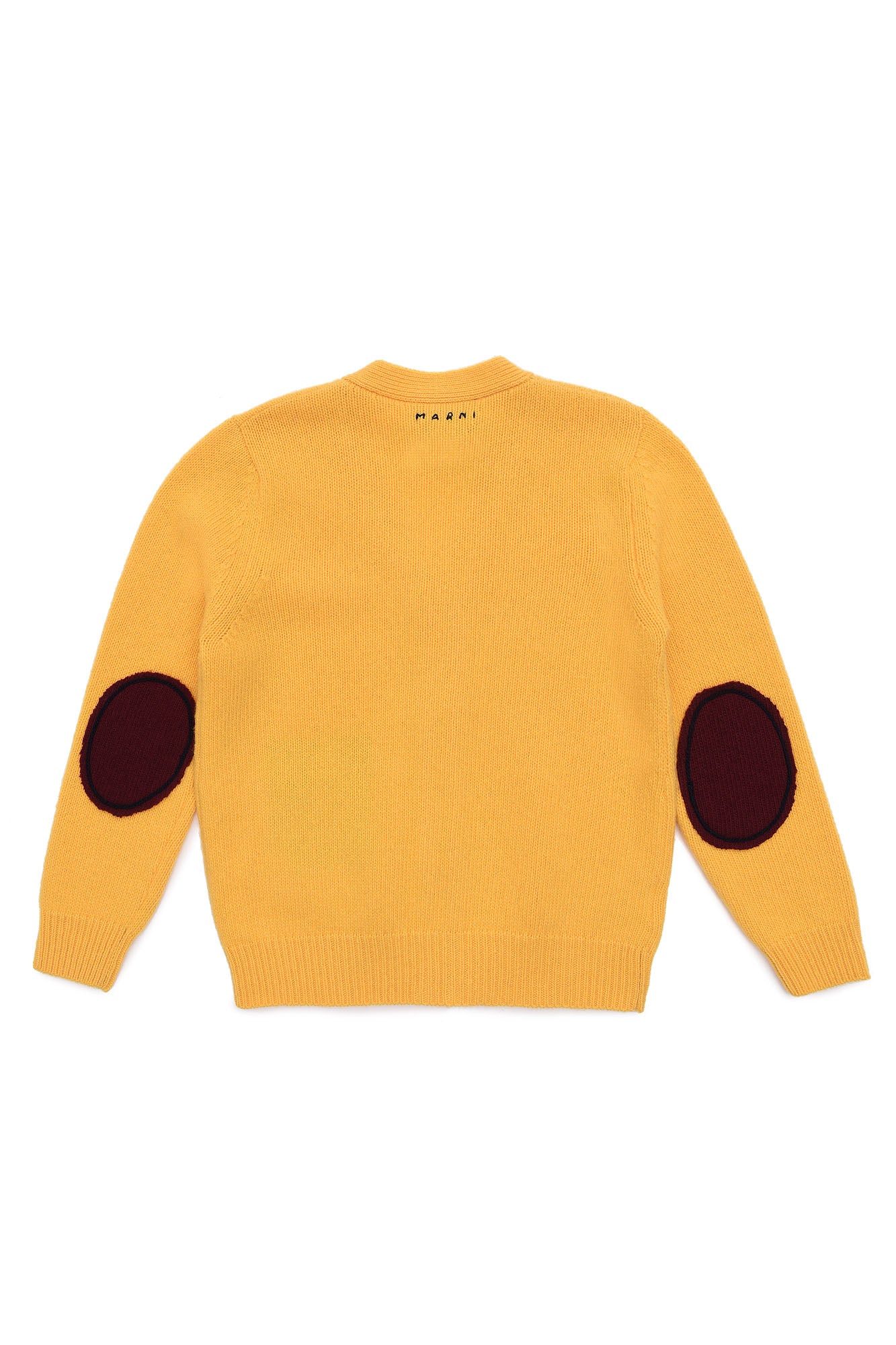 Girls Yellow Wool Cardigan