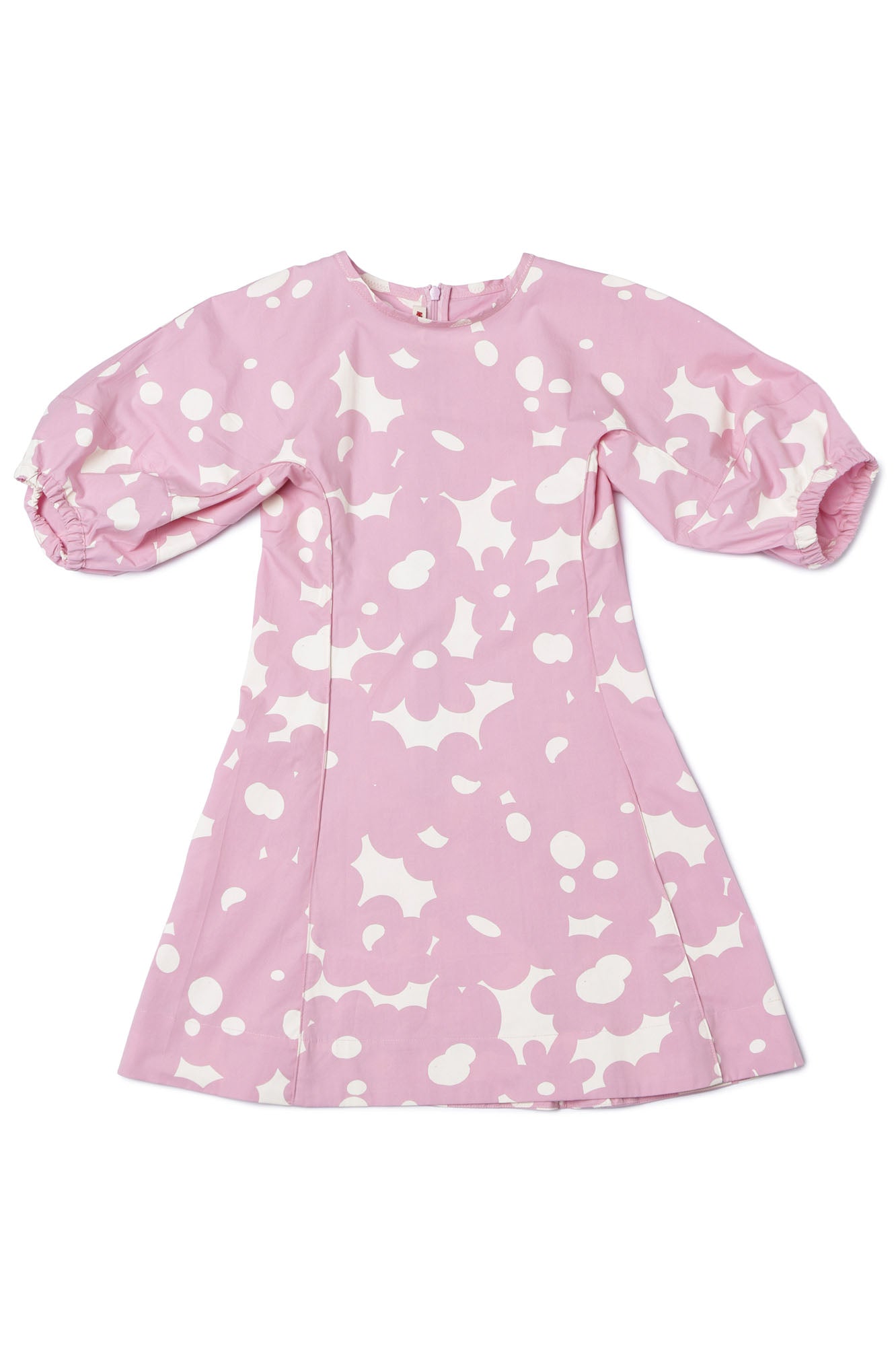 Girls Mauve Cotton Dress