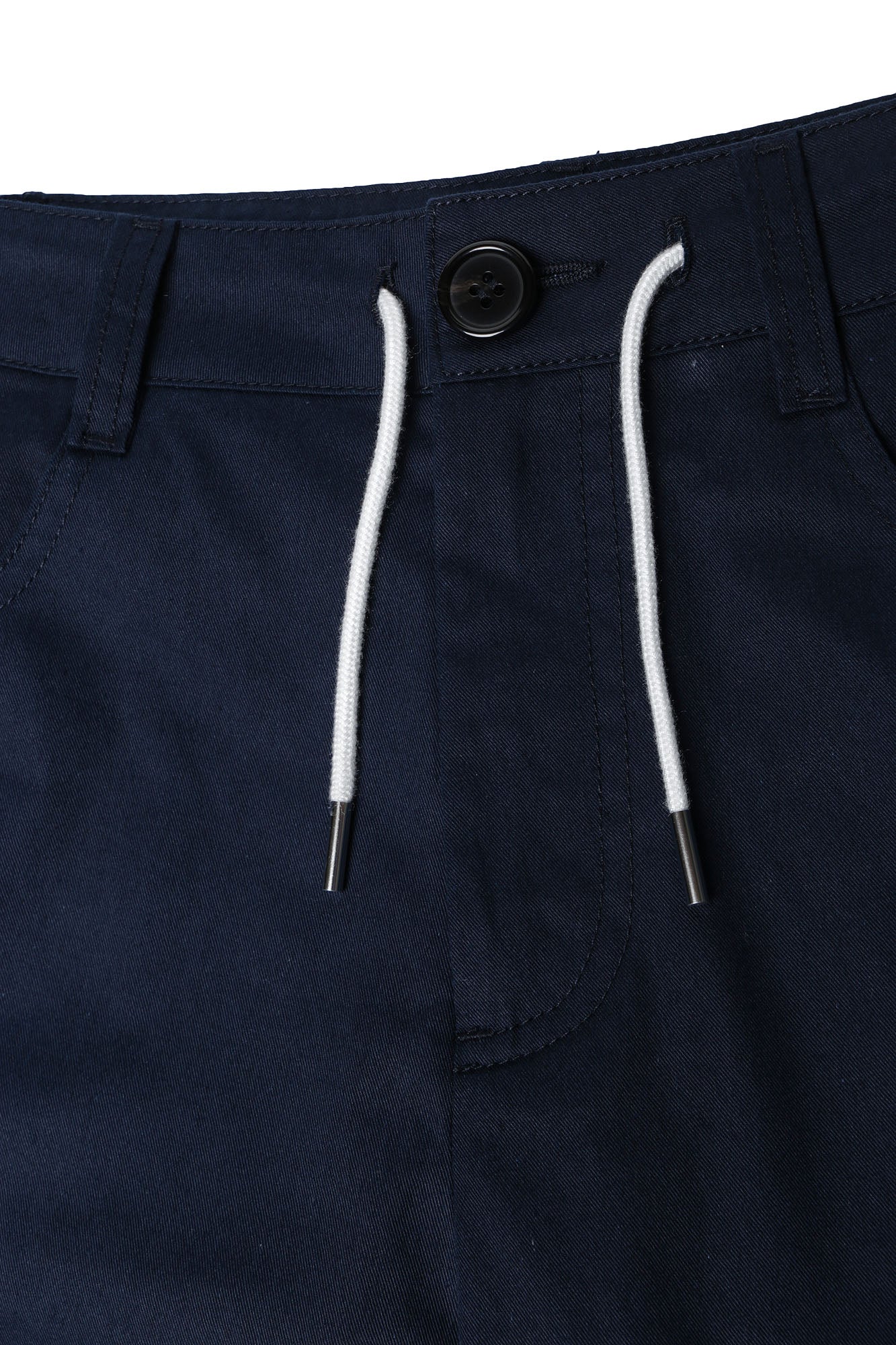 Boys & Girls Navy Cotton Trousers