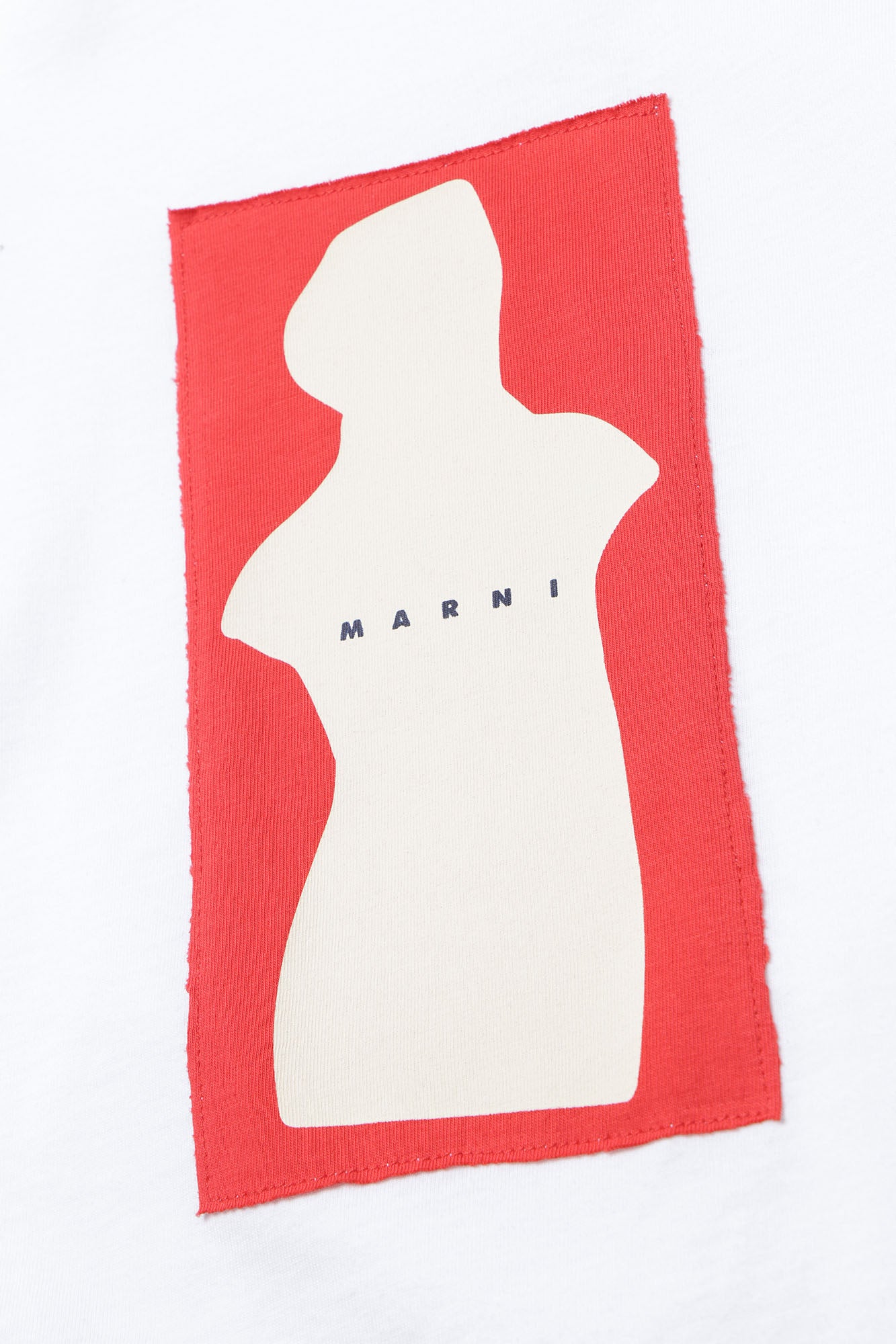 Girls White Logo Cotton T-shirt