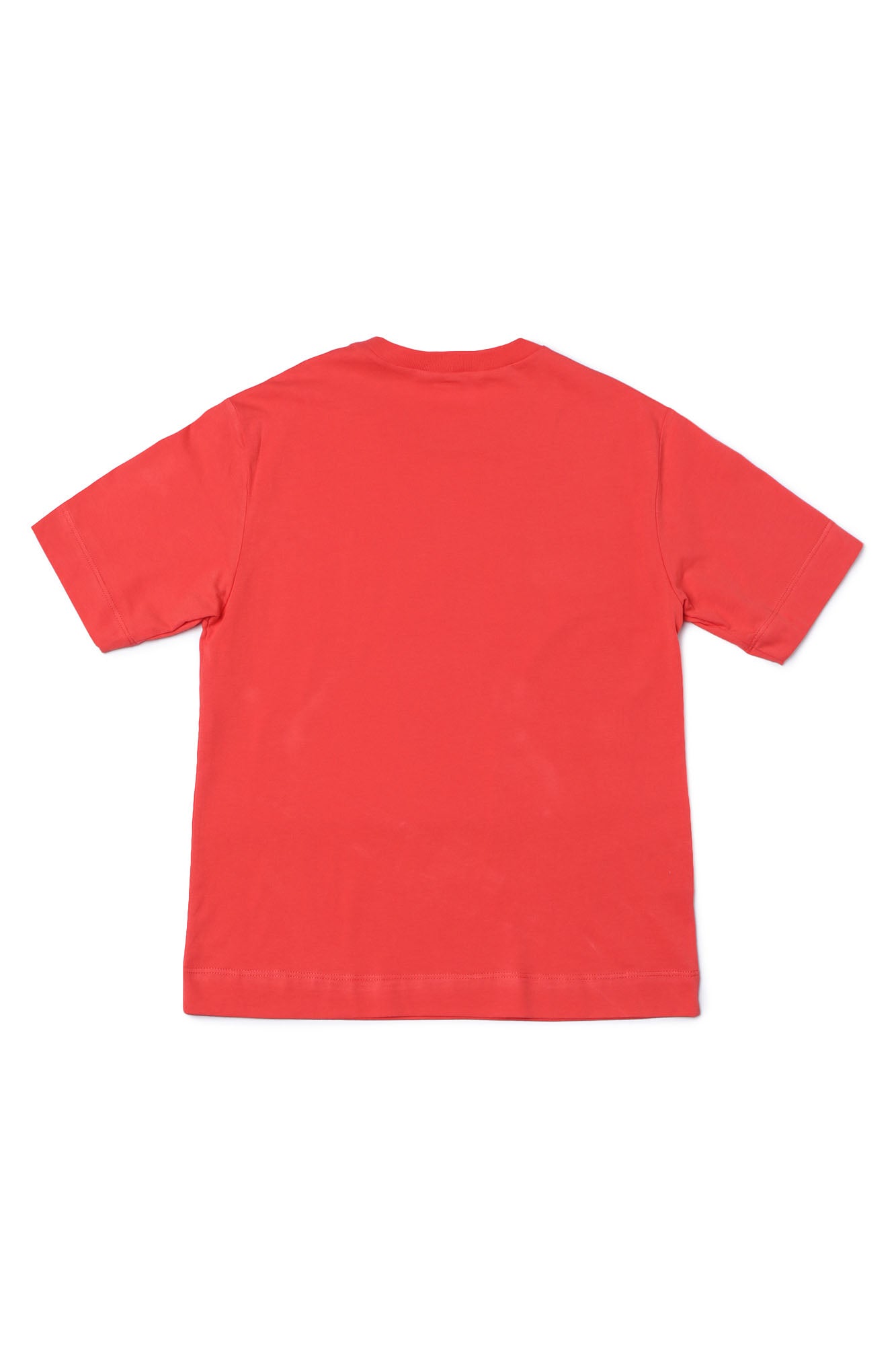 Boys & Girls Red Logo Cotton T-shirt