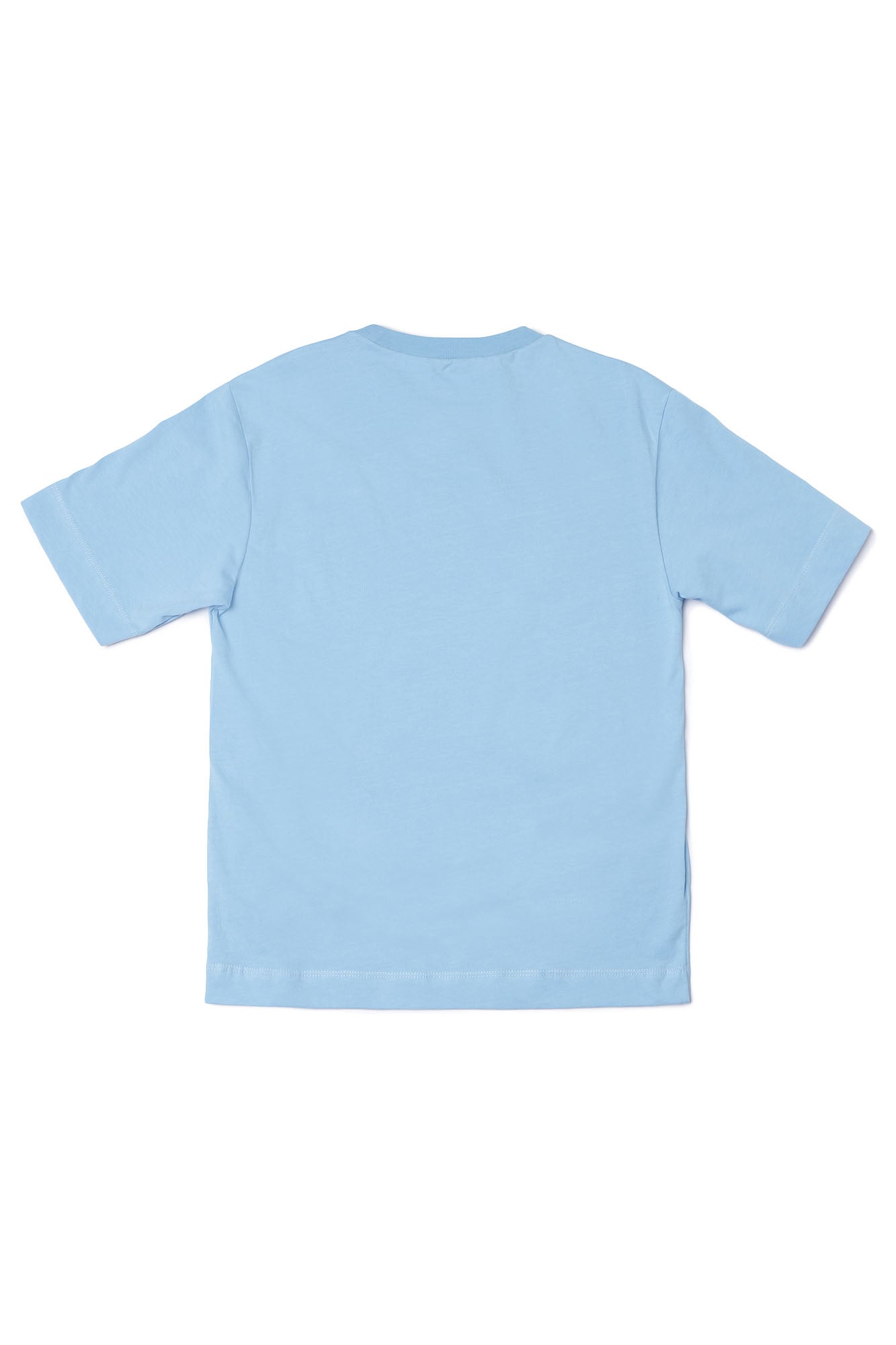Boys & Girls Blue Logo Cotton T-shirt