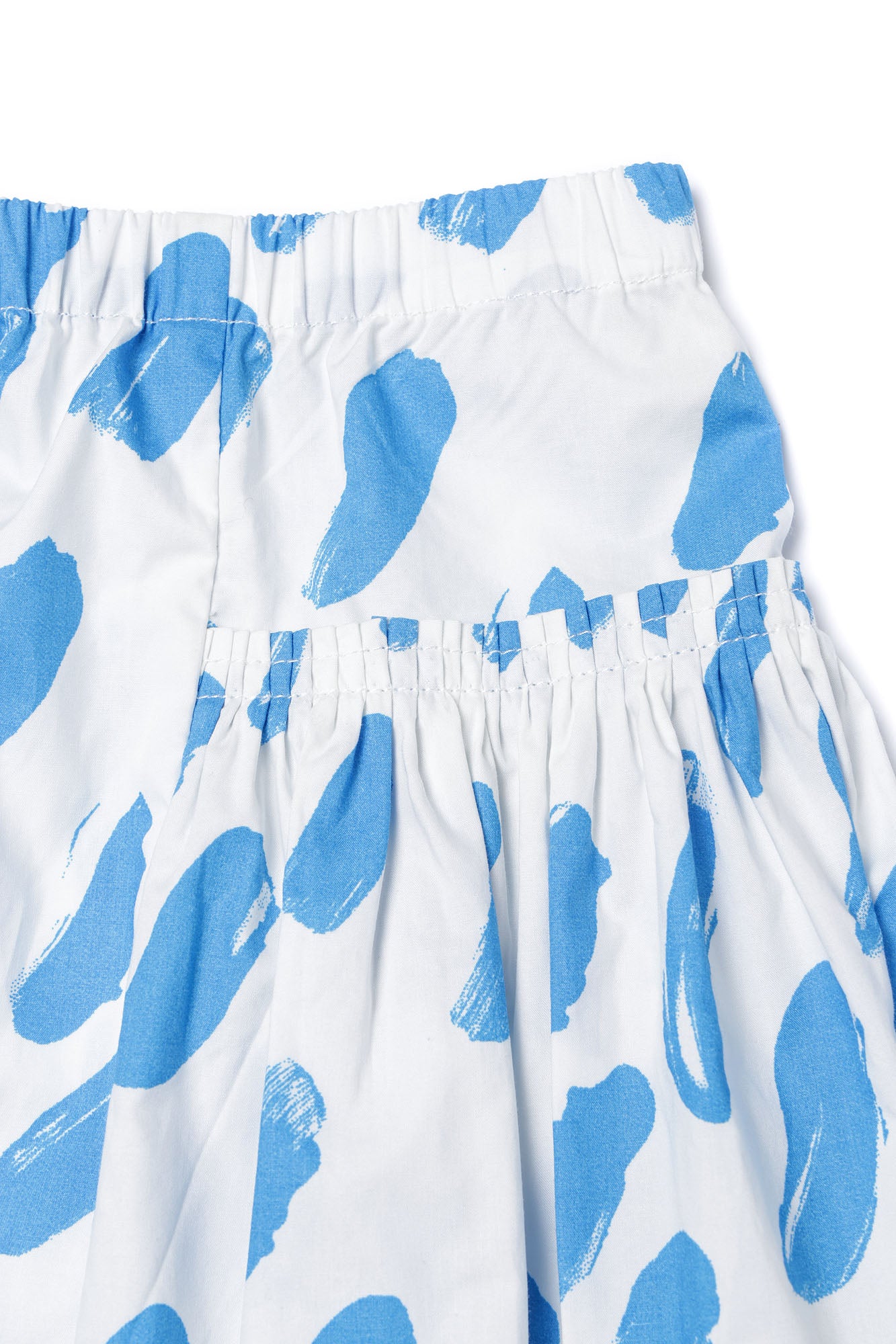 Girls Blue Cotton Skirt