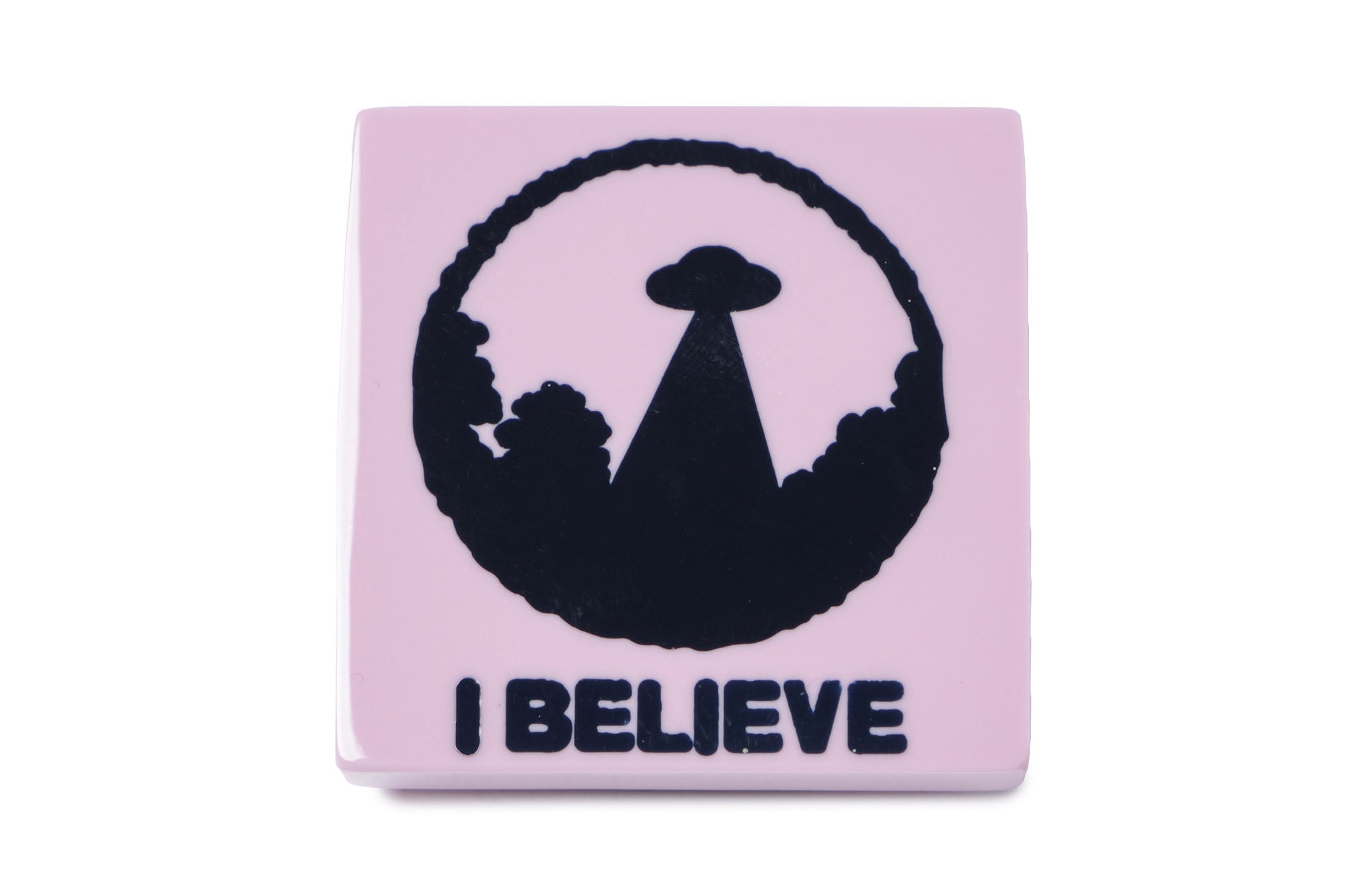 Girls Mauve Brooch With Resin