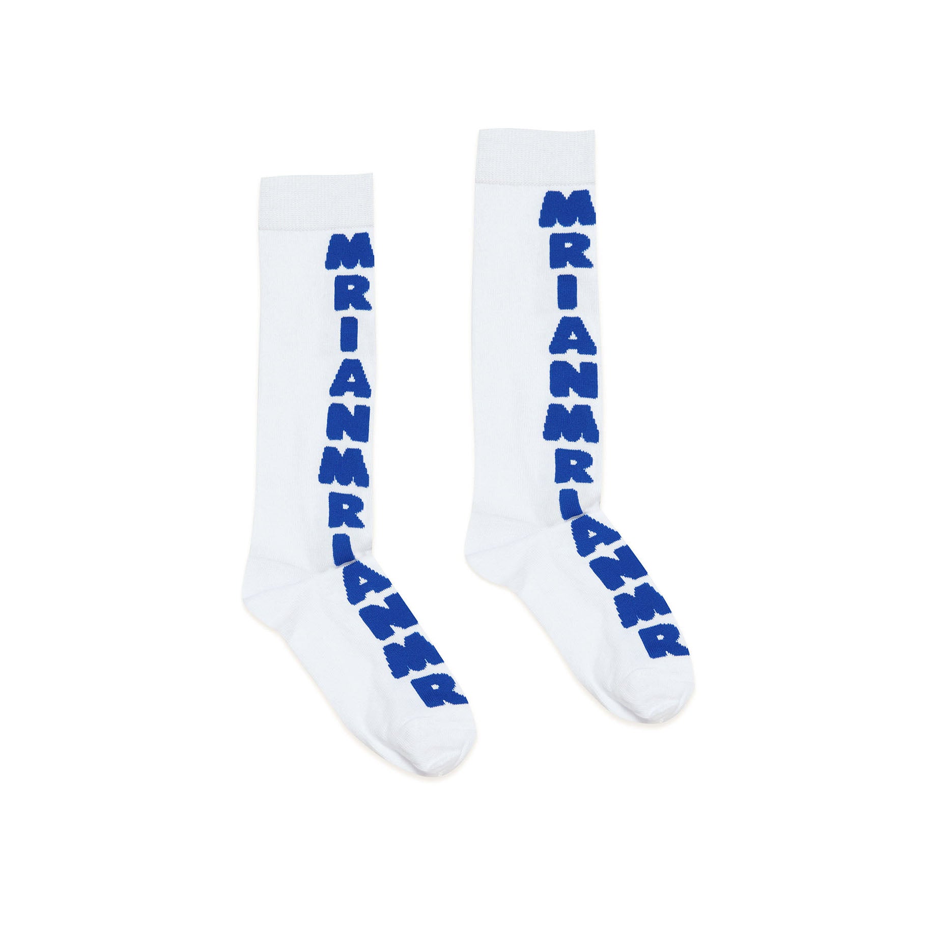 Boys & Girls White Logo Cotton Socks