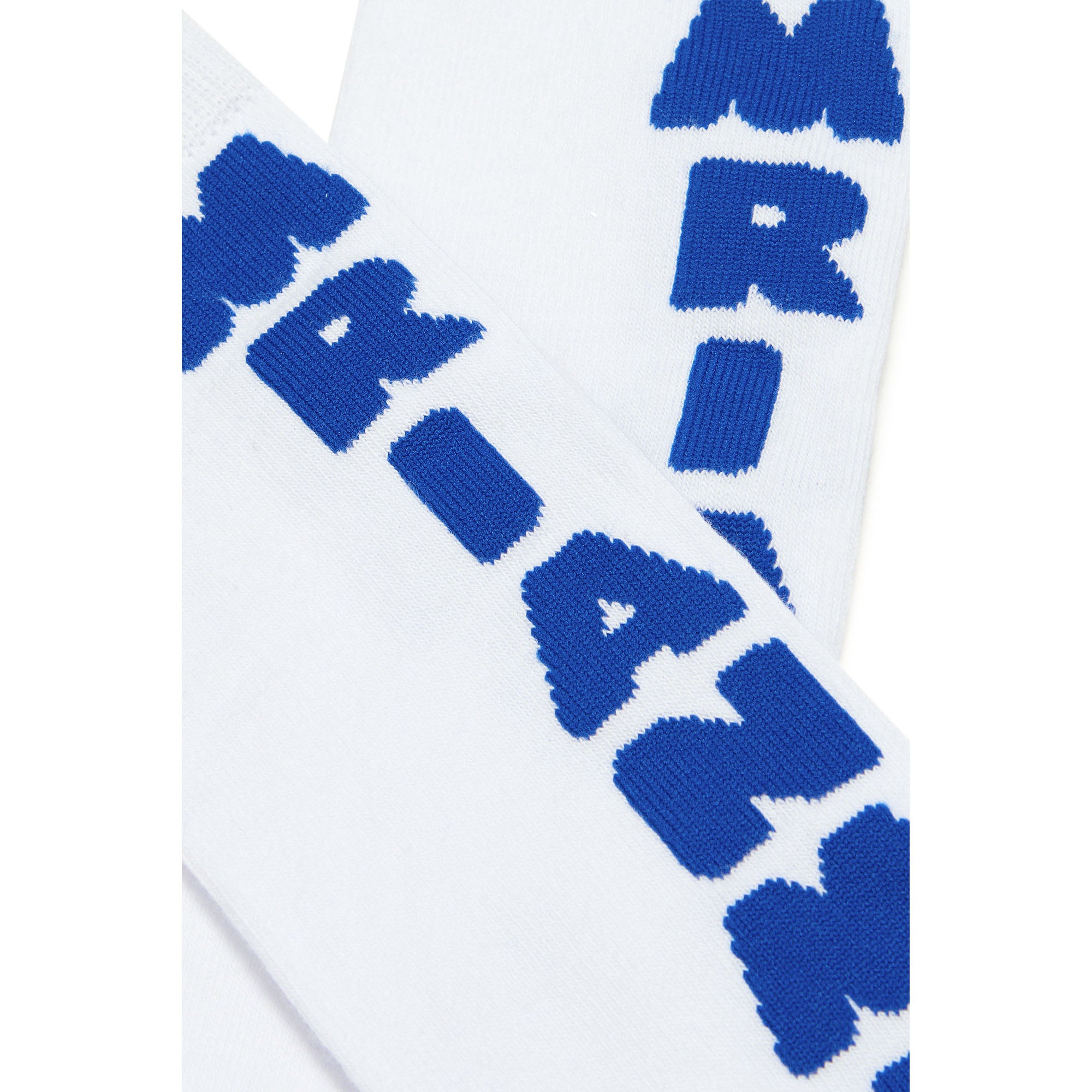 Boys & Girls White Logo Cotton Socks