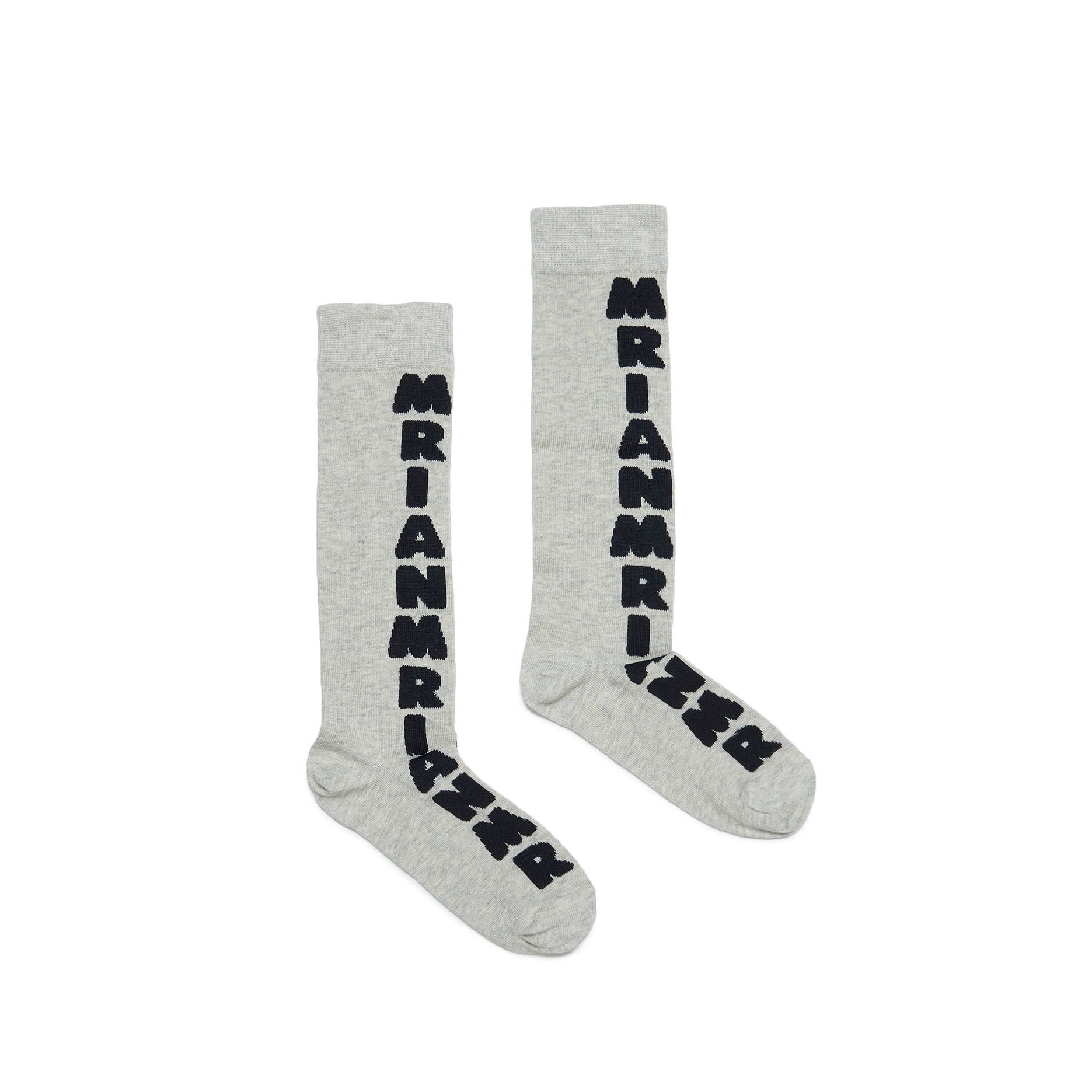 Boys & Girls Grey Logo Cotton Socks