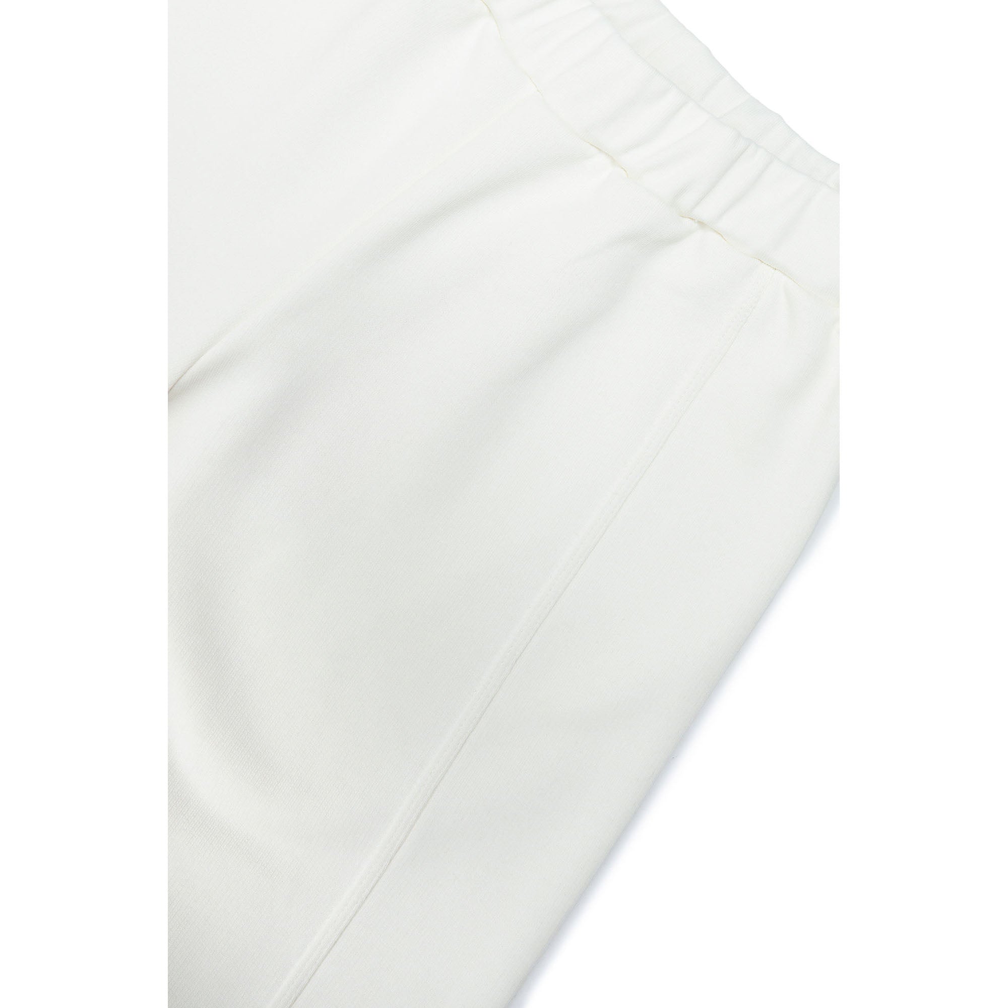 Boys & Girls White Logo Cotton Shorts