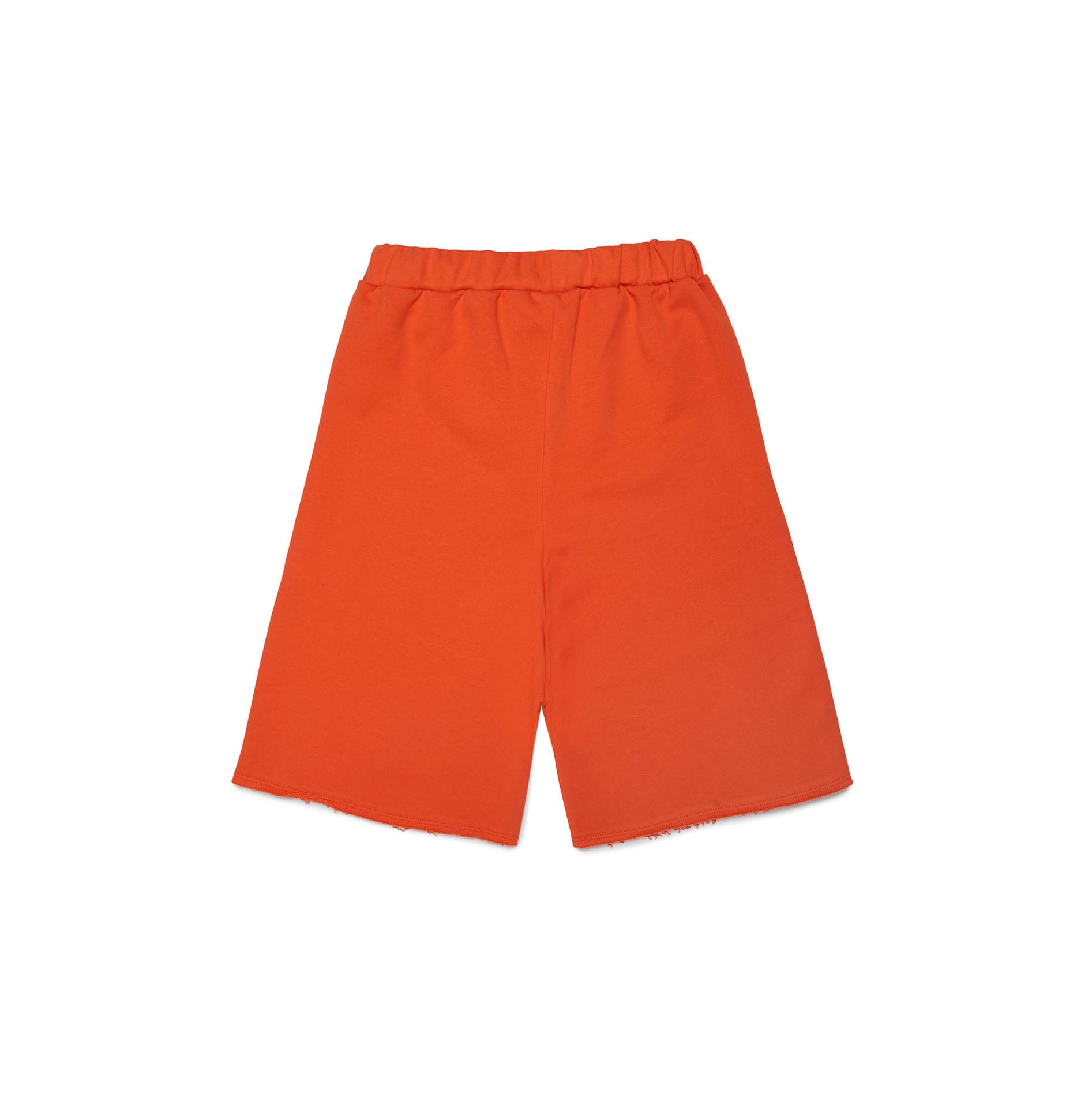 Boys & Girls Orange Logo Cotton Shorts