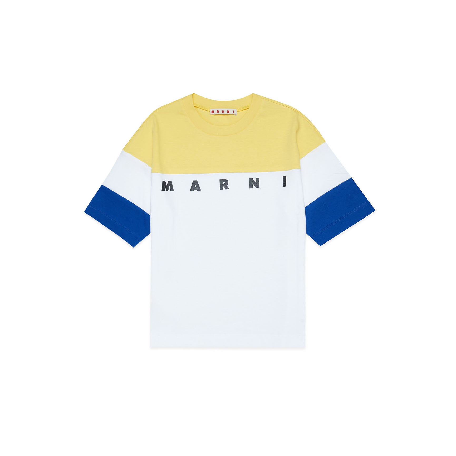 Boys & Girls White Logo Cotton T-Shirt