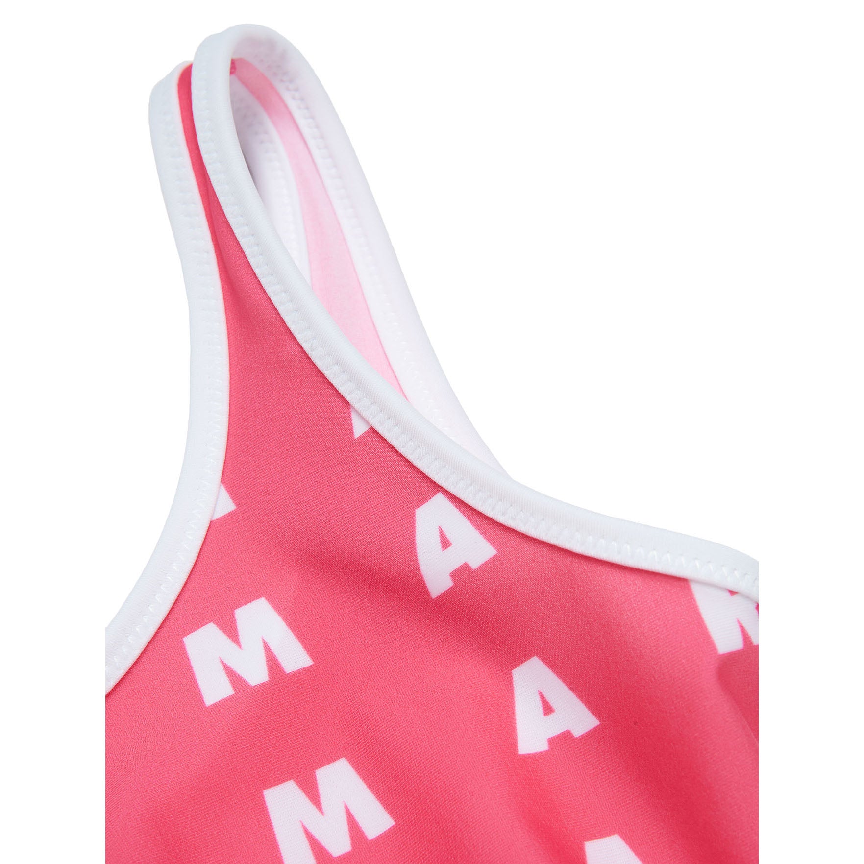 Girls Pink Logo Swimsuit