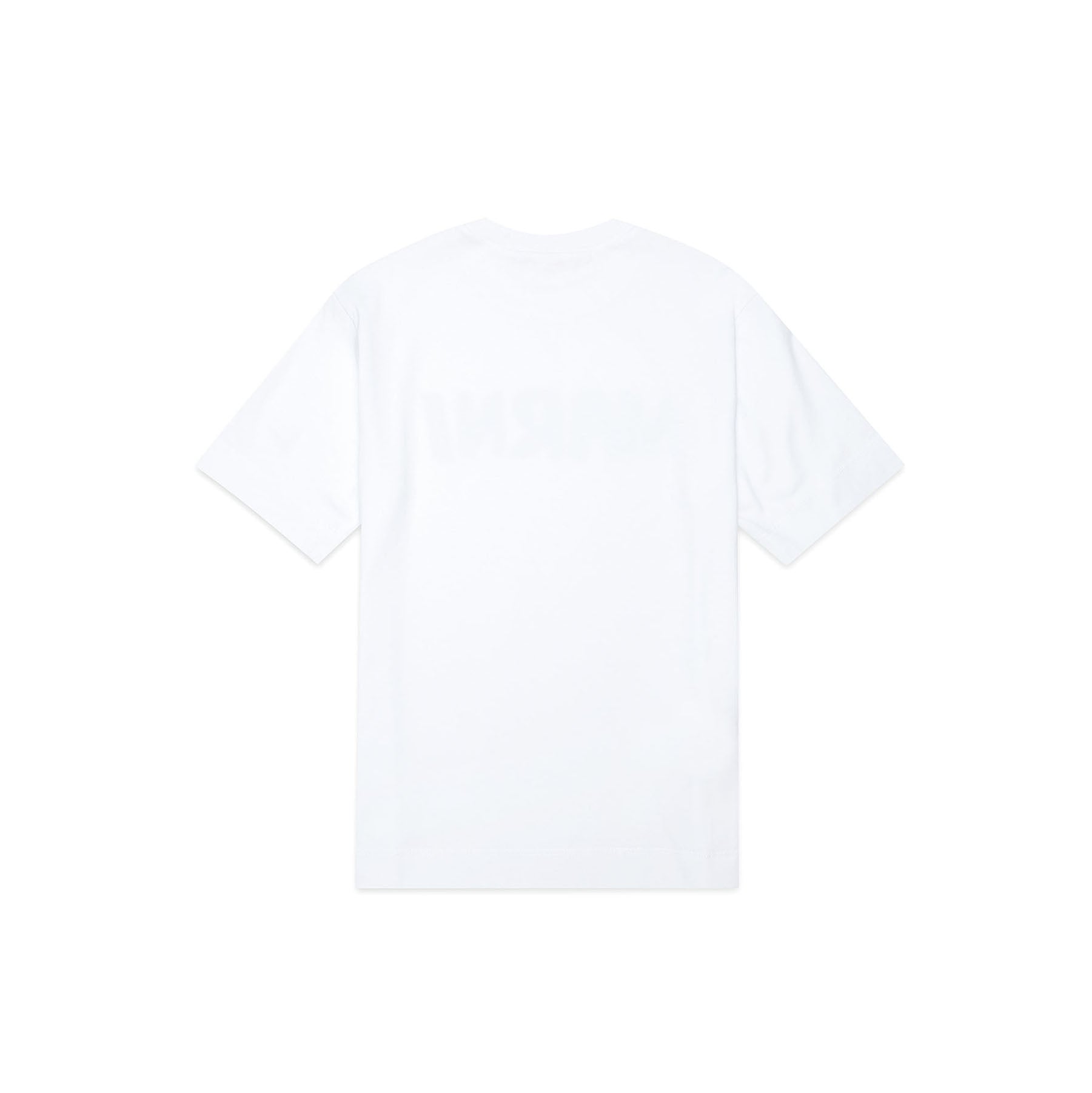 Boys & Girls White Logo Cotton T-Shirt