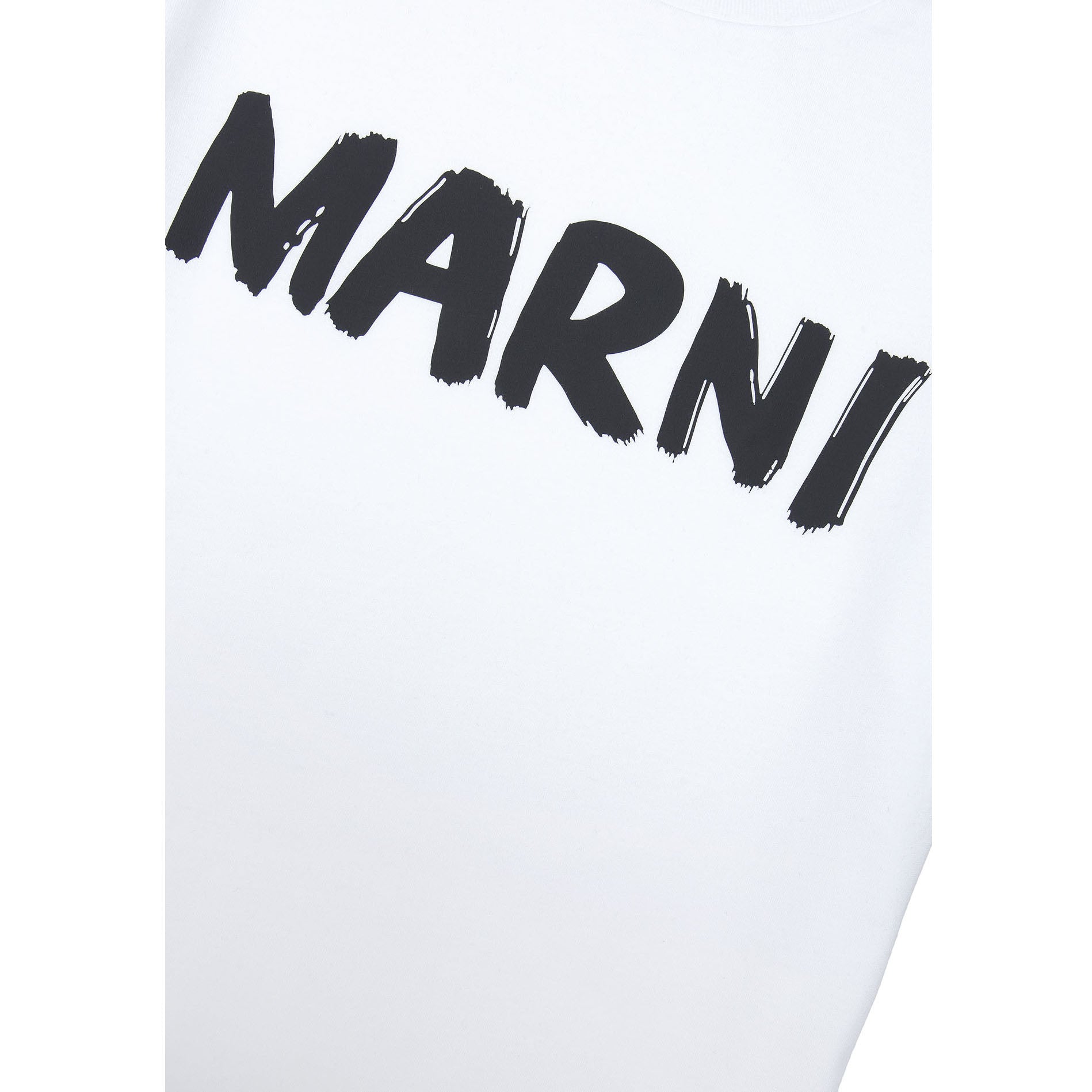 Boys & Girls White Logo Cotton T-Shirt