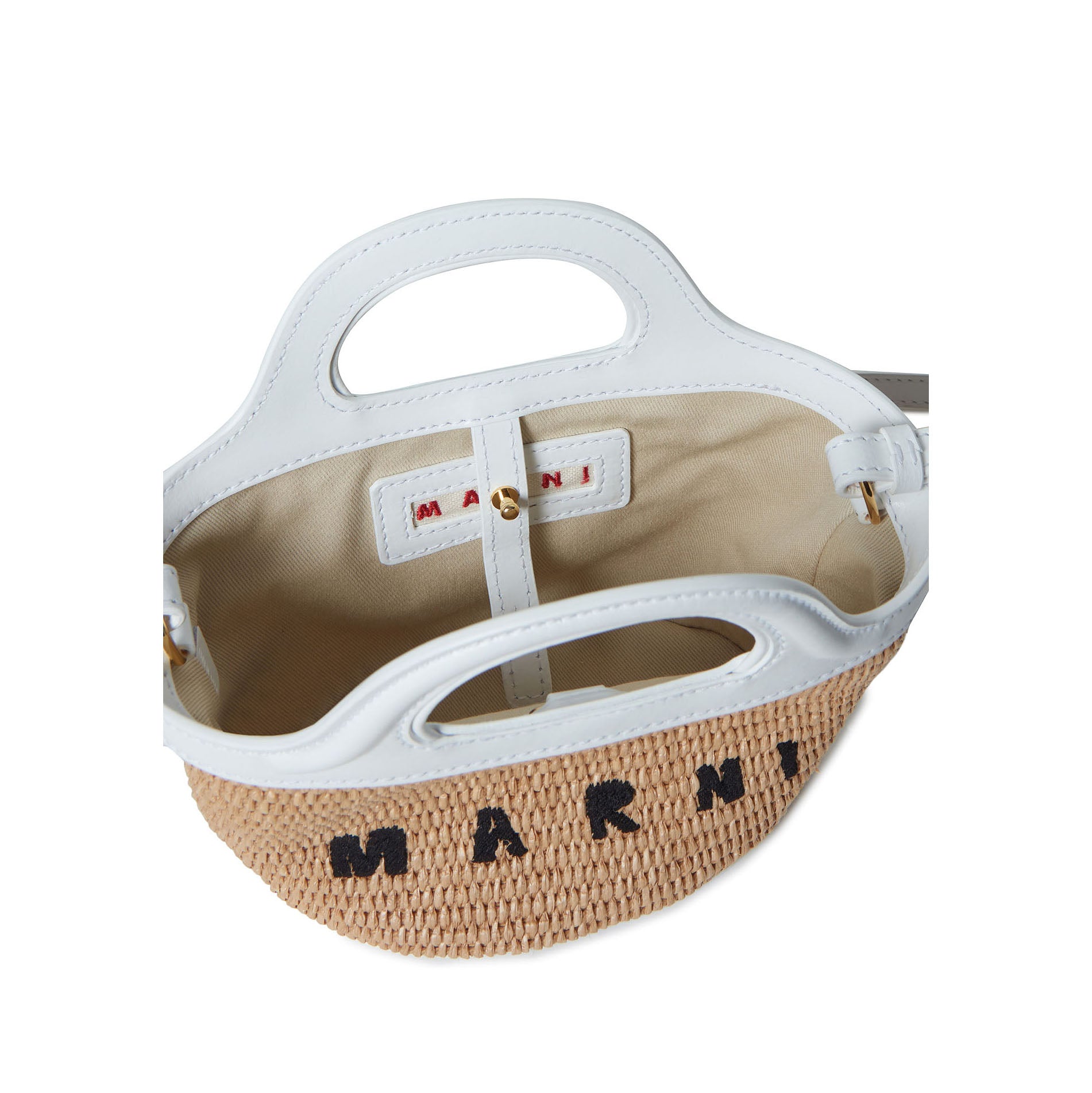 Girls White Logo Shoulder Bag
