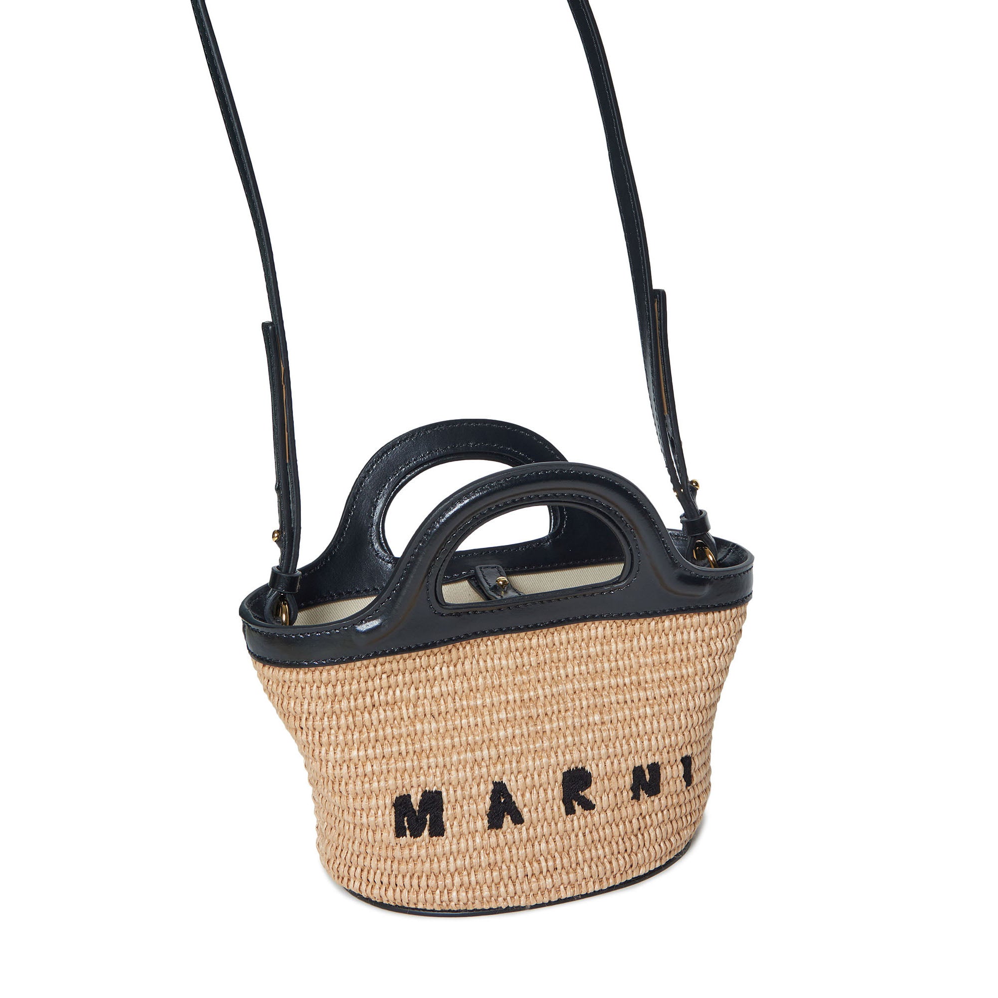 Girls Black Logo Shoulder Bag