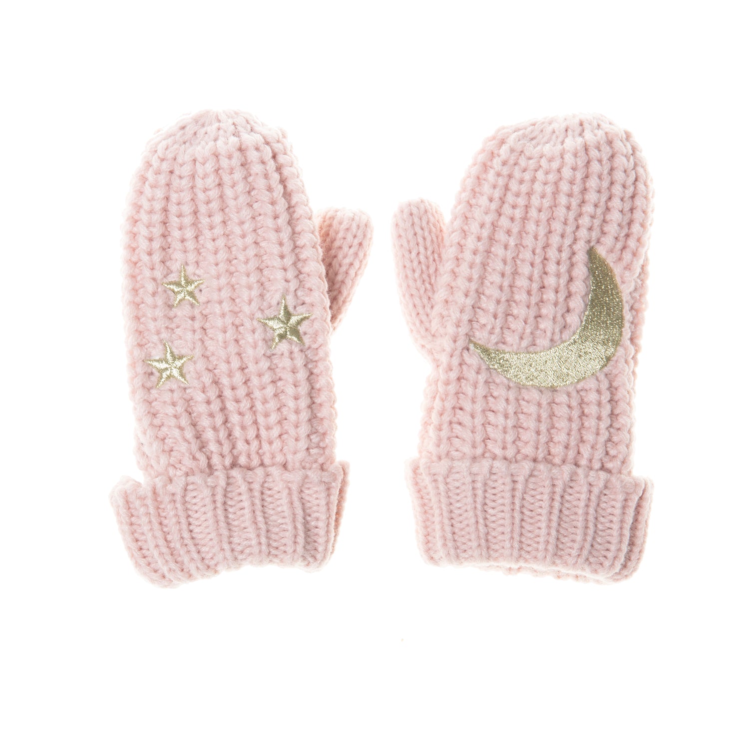 Girls Pink Moonlight Mittens