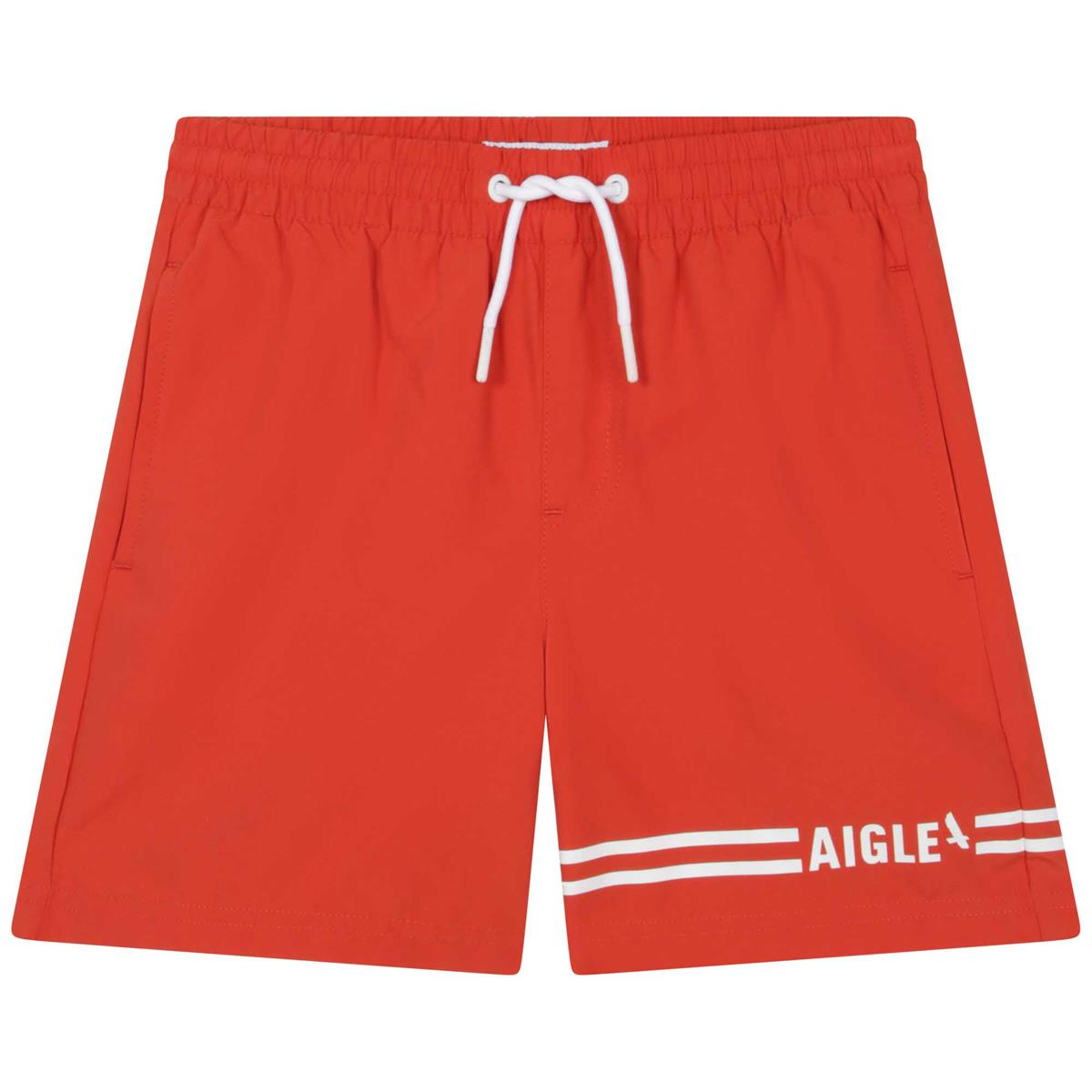 Boys Red Swim Shorts