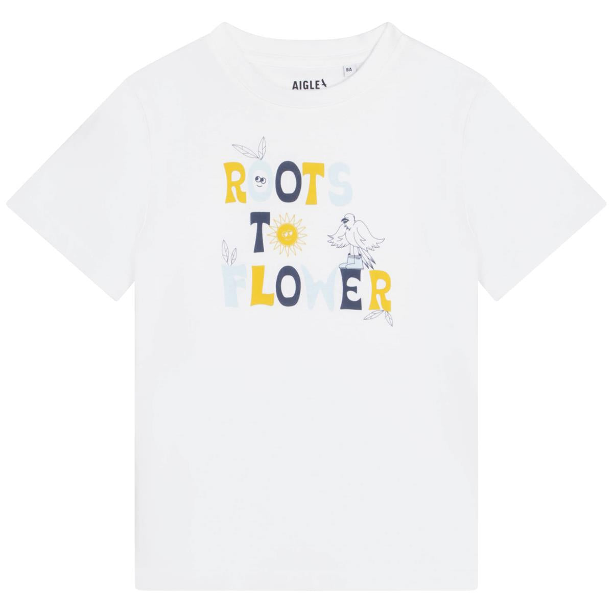 Girls White Logo T-Shirt