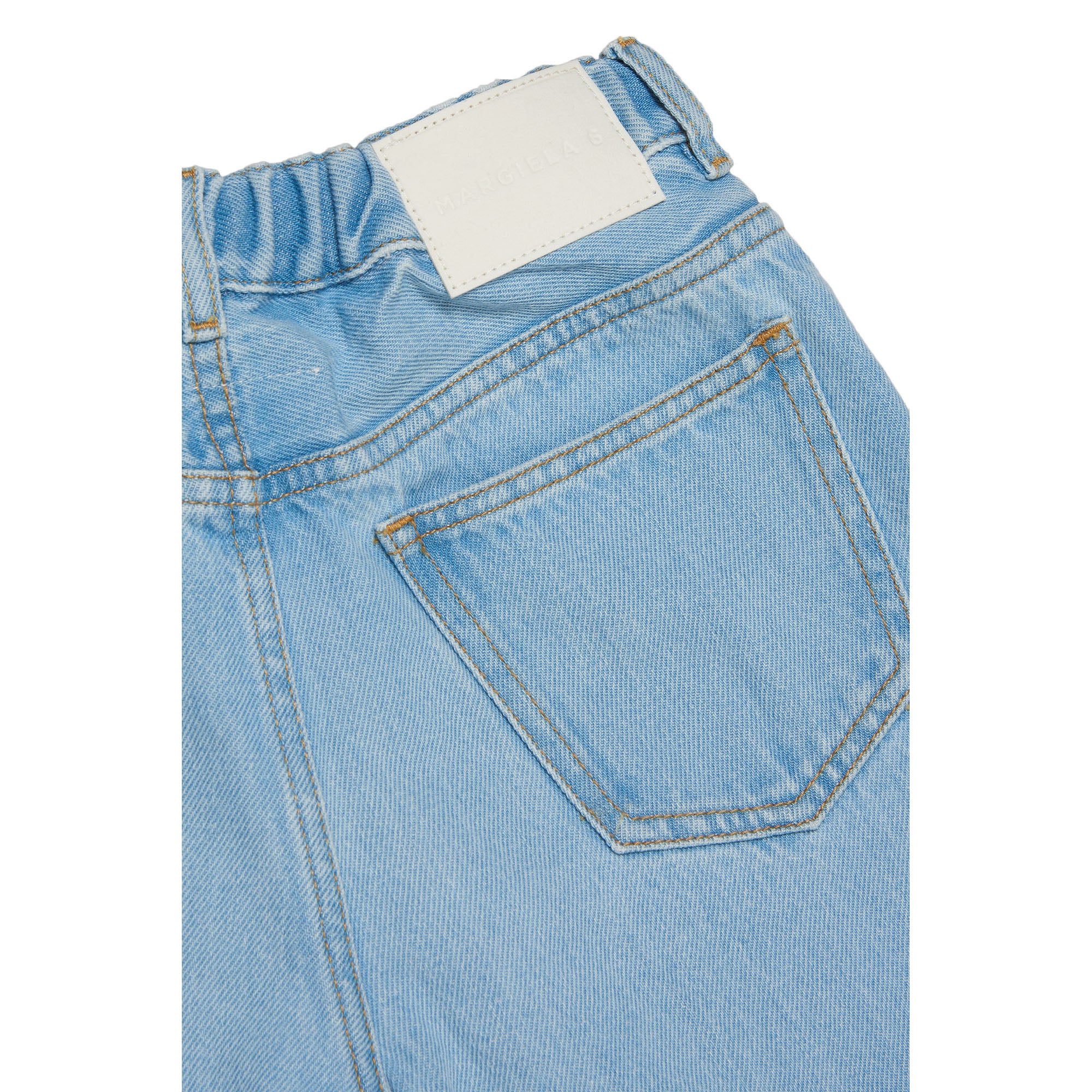 Girls Light Blue Denim Trousers
