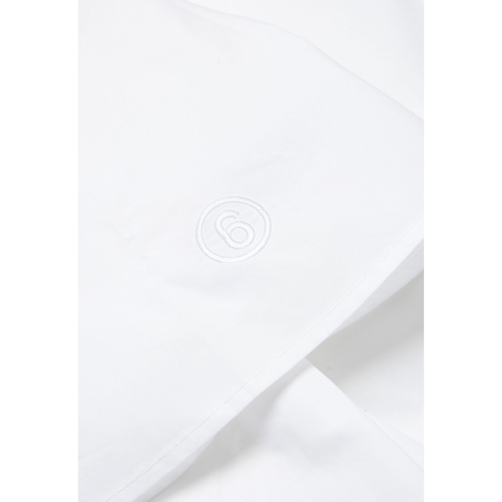 Girls White Cotton Shirt