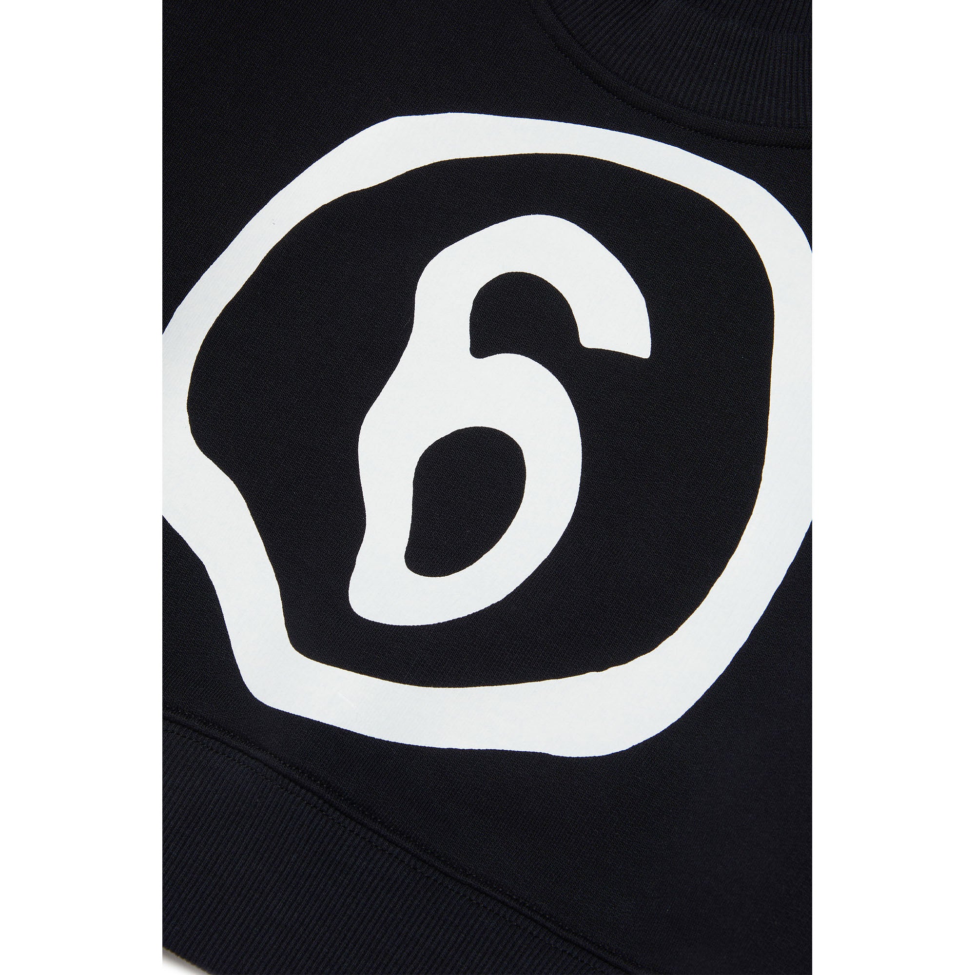 Girls Black Logo Cotton Sweatshirt