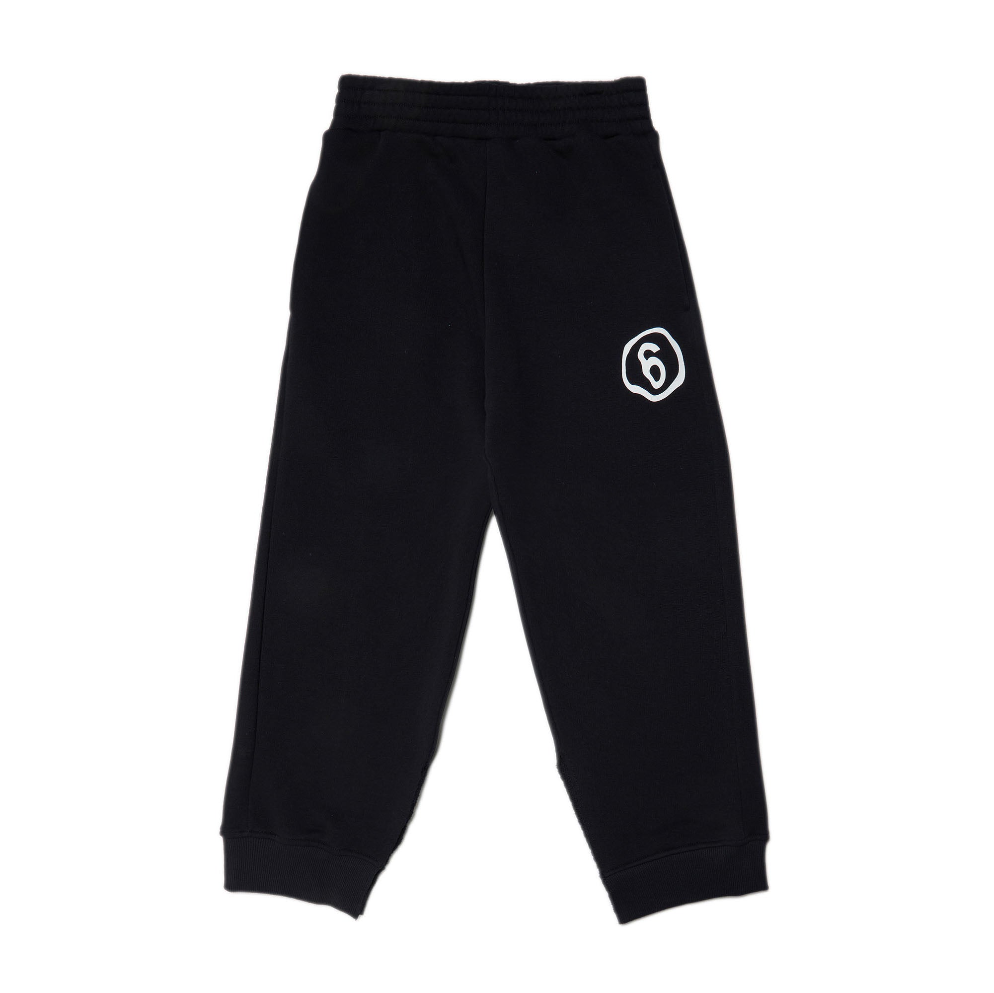 Boys & Girls Black Cotton Trousers