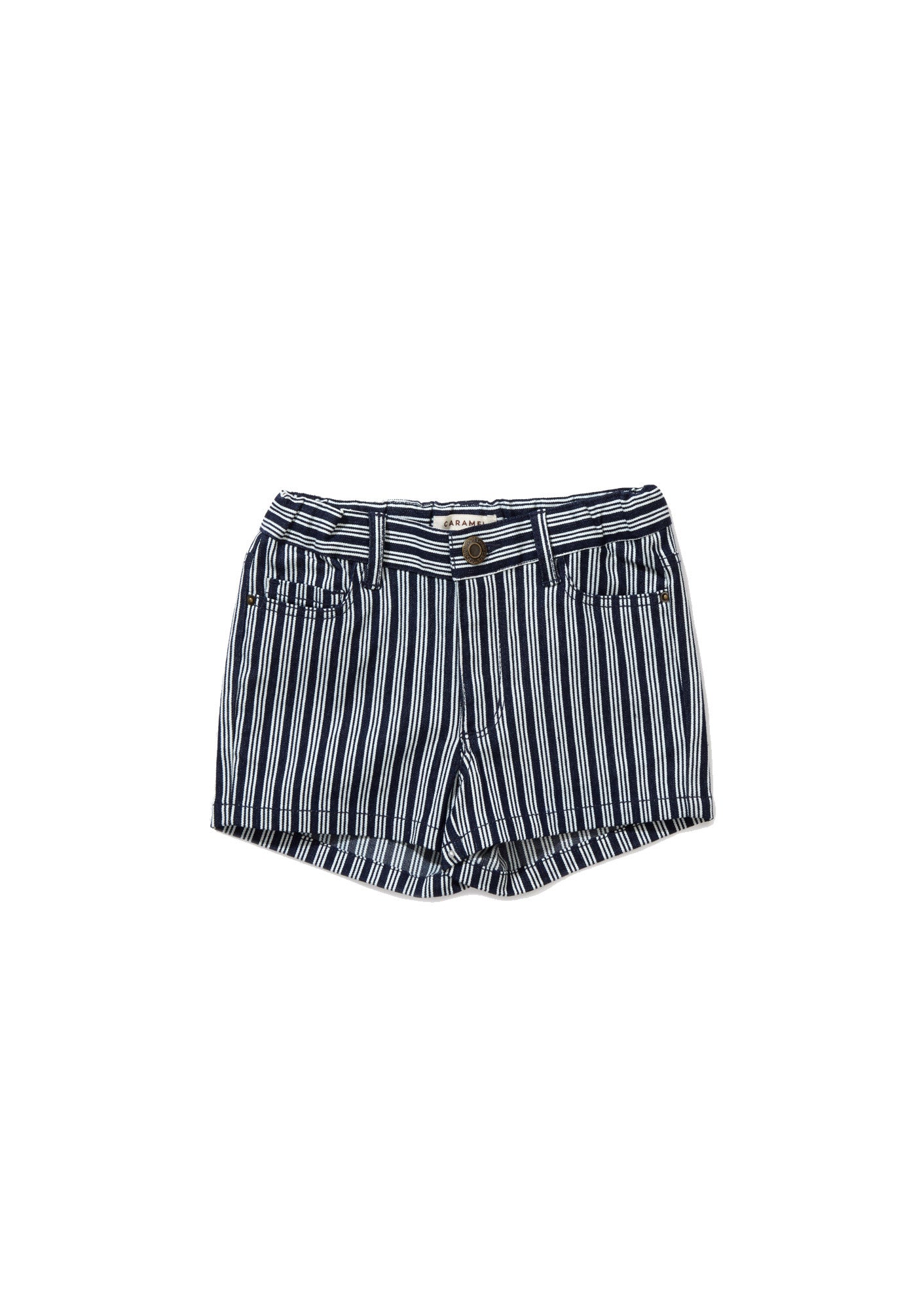 Boys Blue & White Striped Shorts