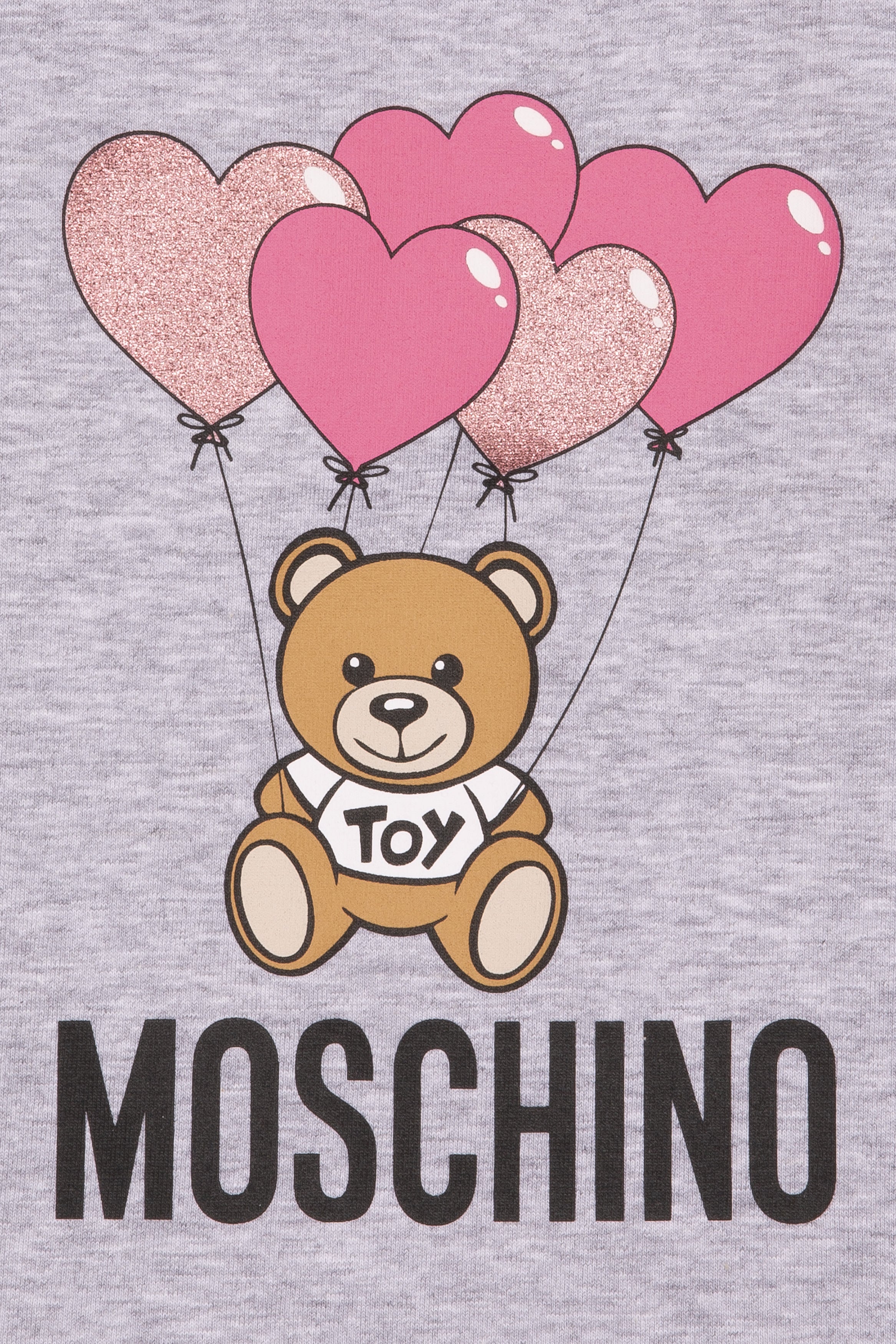 Baby Girls Grey Logo Cotton T-shirt