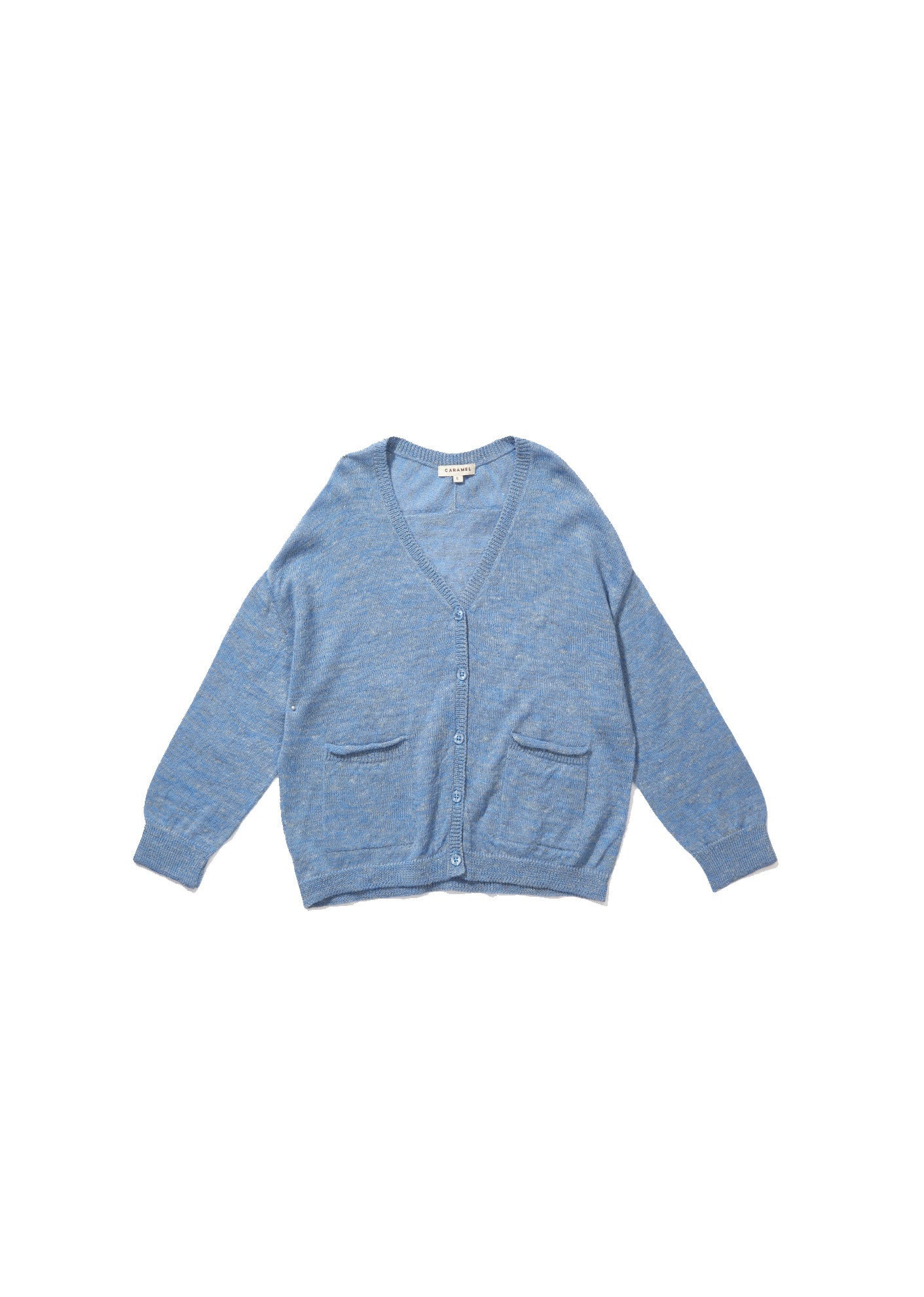 Boys & Girls Blue Knitted Cardigan