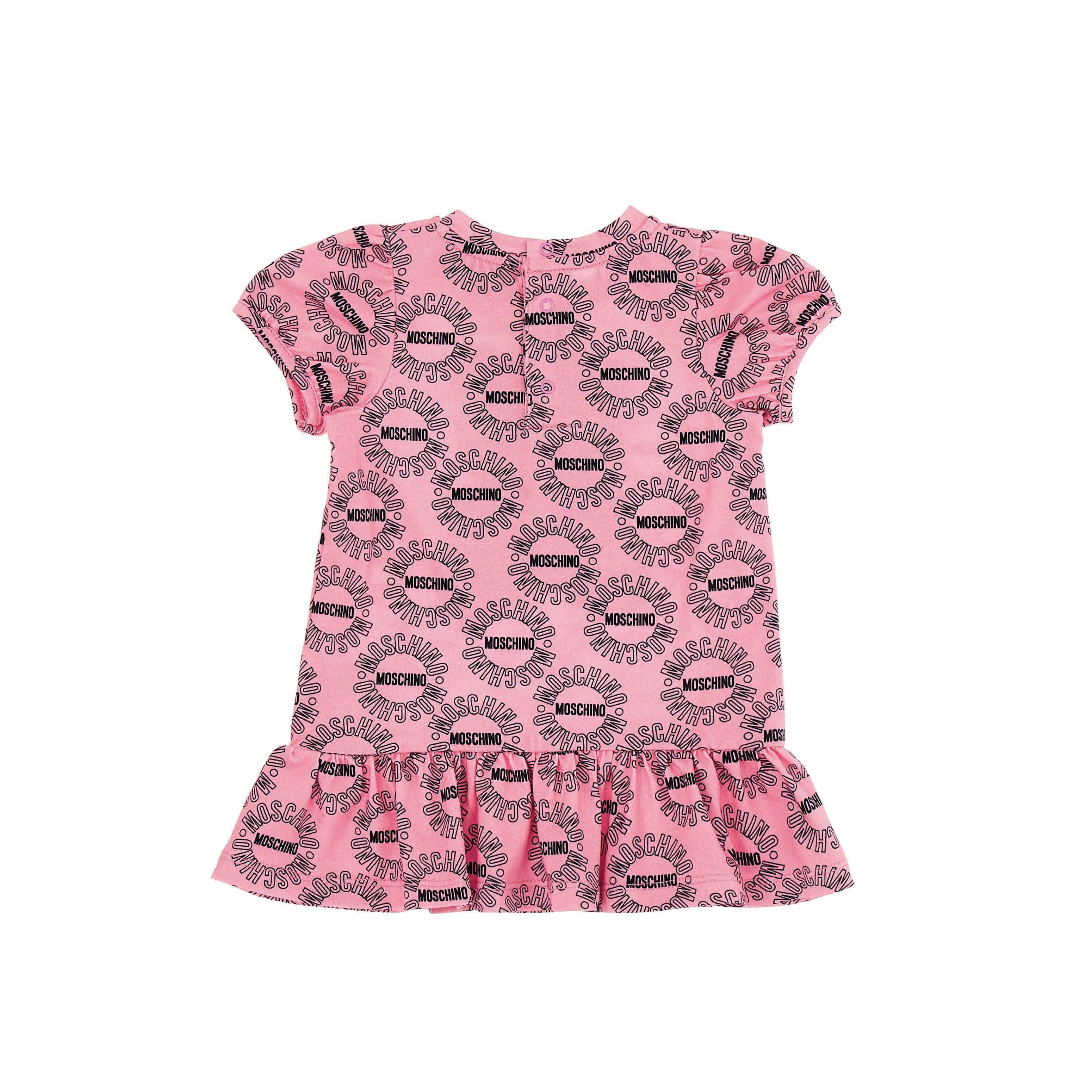Baby Girls Pink Cotton Dress