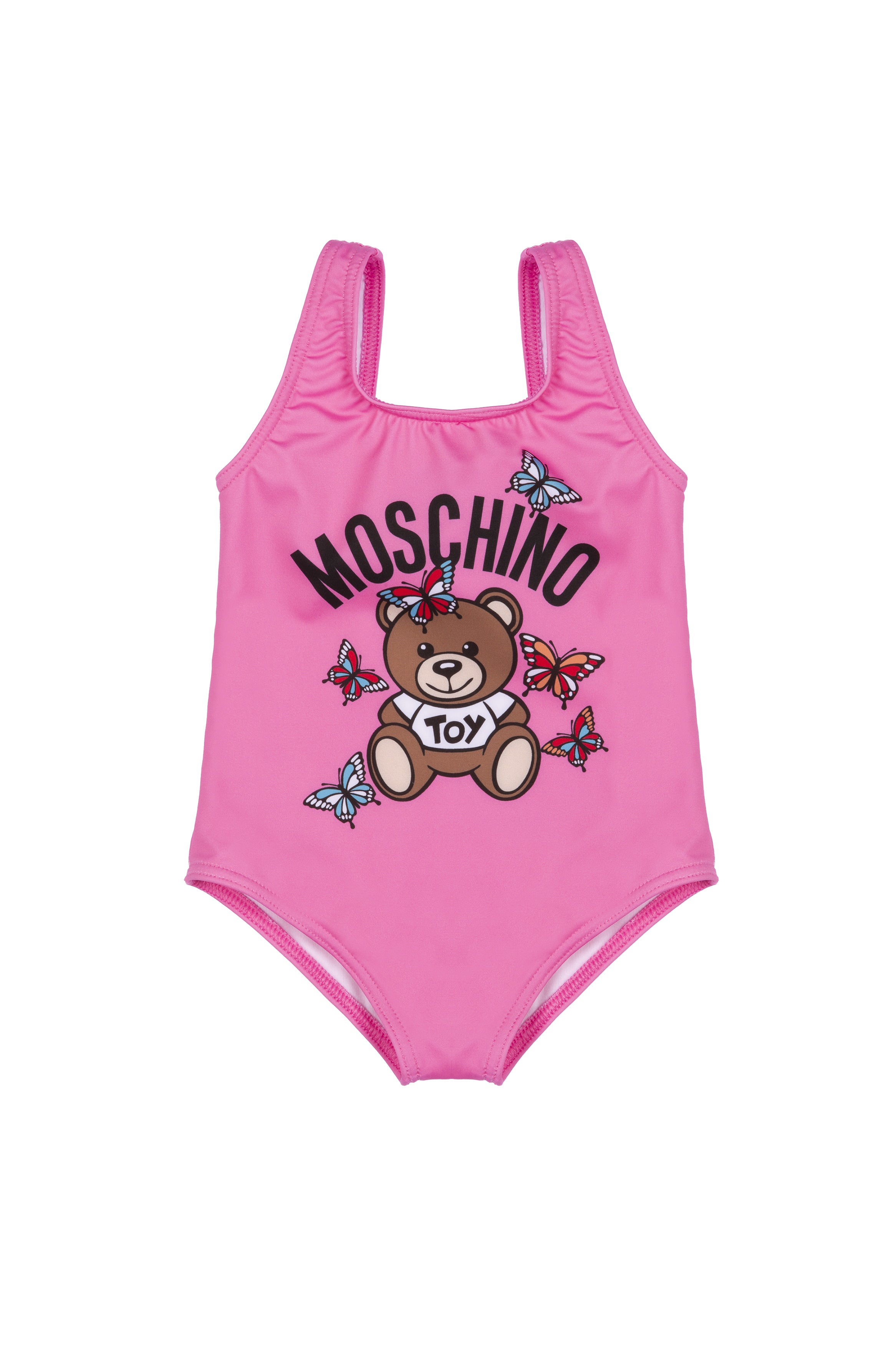 Baby Girls Dark Pink Swimsuit