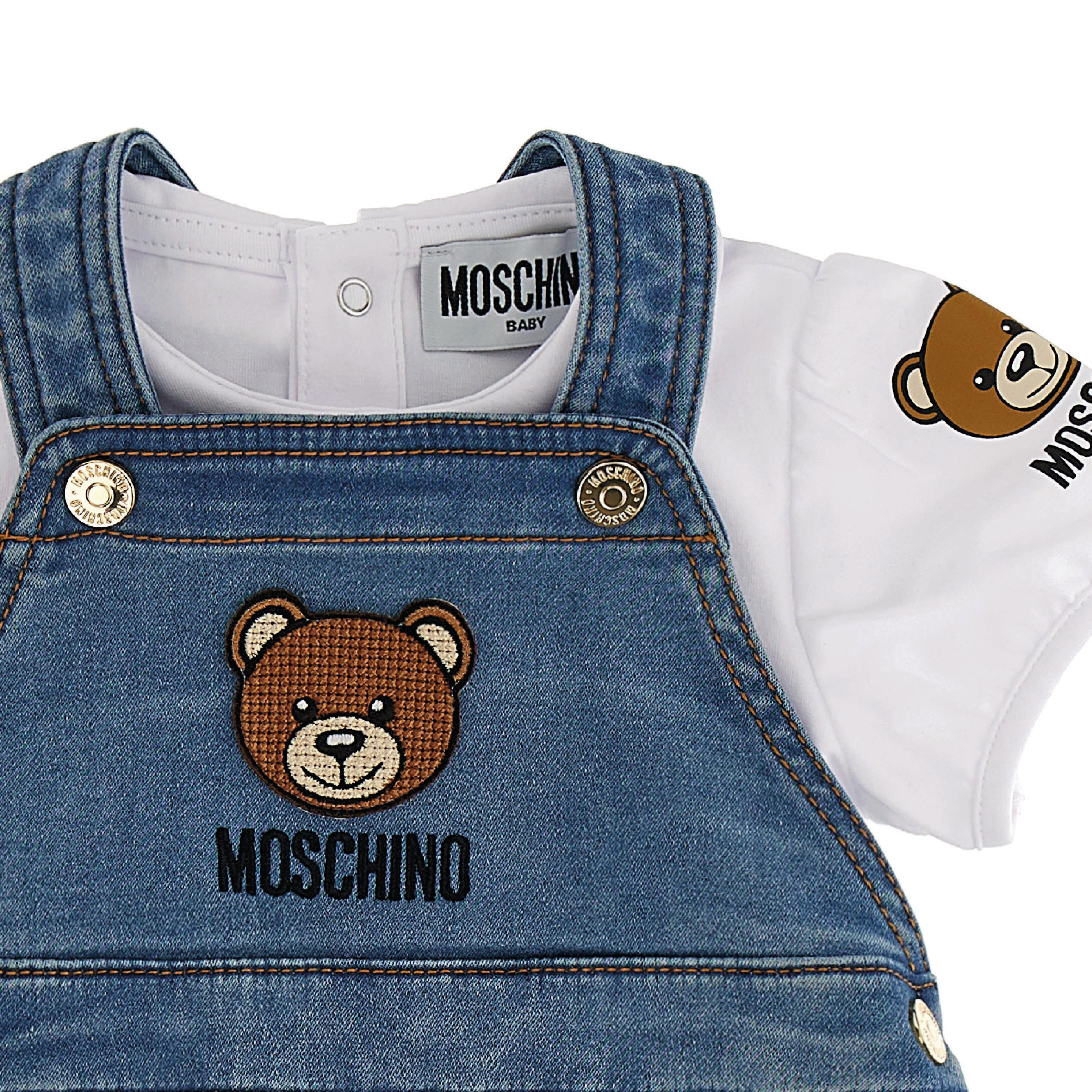 Baby Girls Blue Denim Skirt Set
