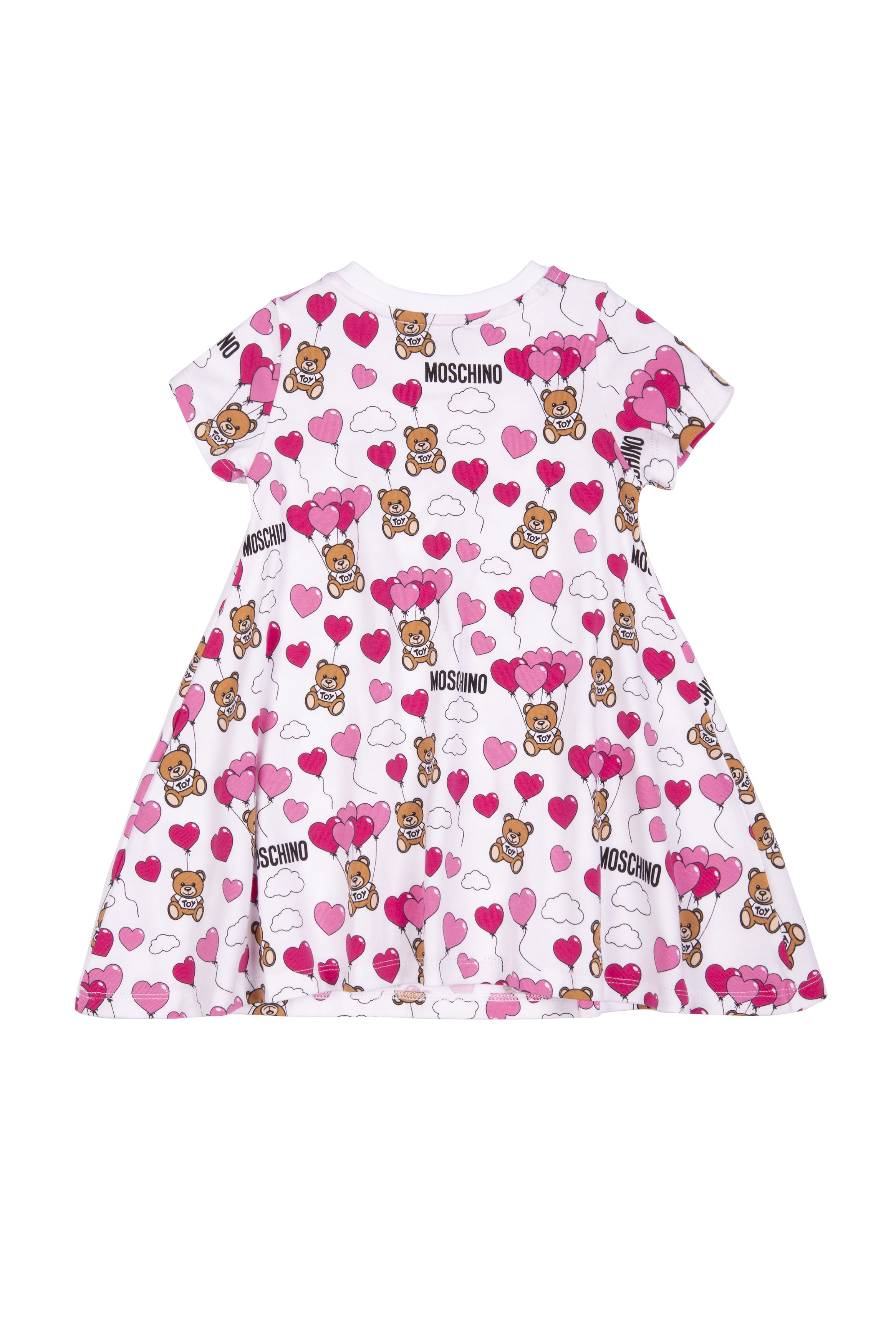 Baby Girls White Balloon Cotton Dress
