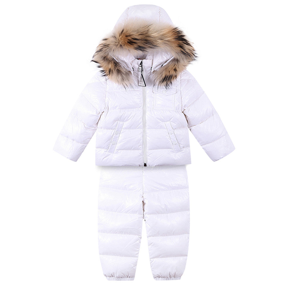 Baby Ivory 'Remy' Down Padded 2 Piece Snow Set - CÉMAROSE | Children's Fashion Store - 1