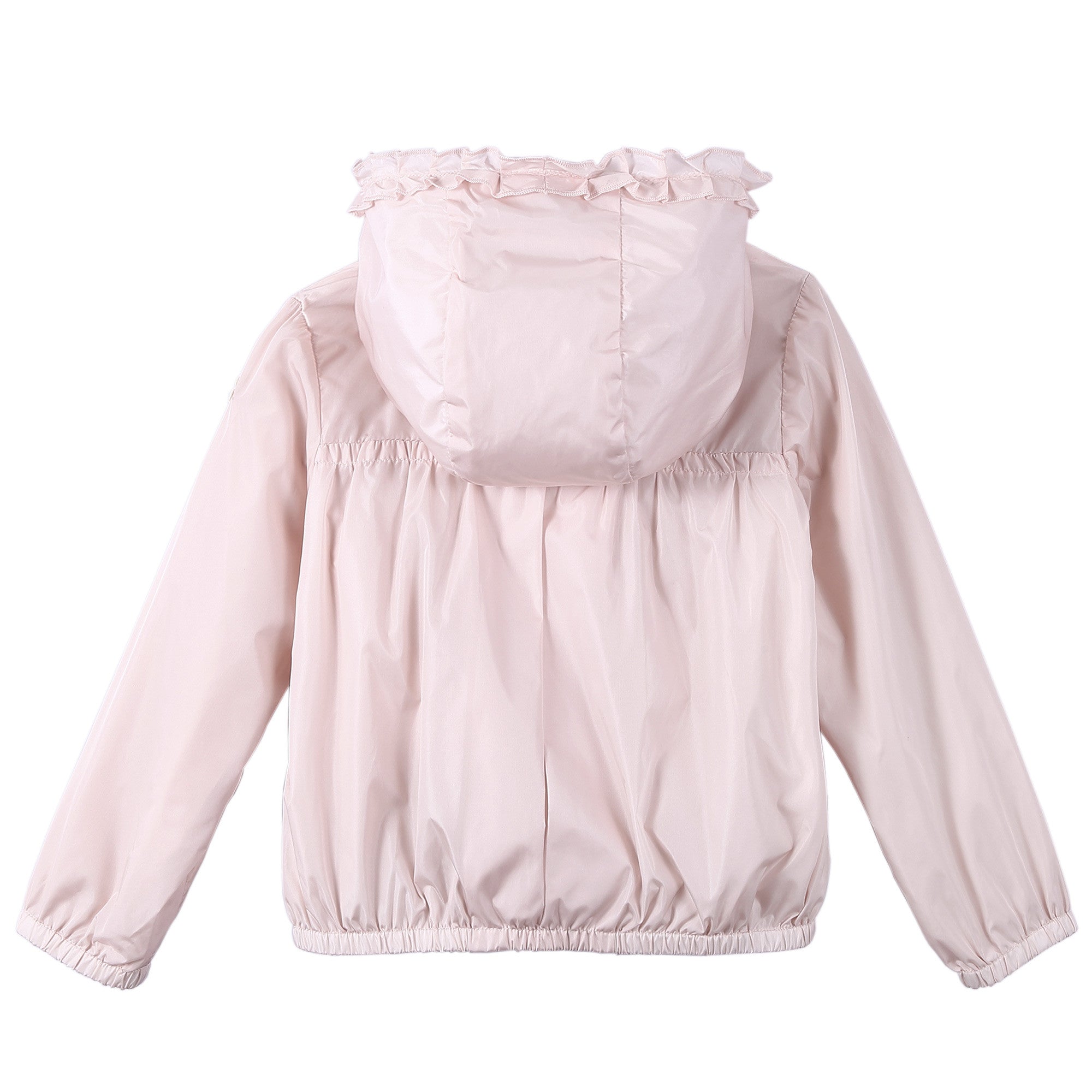 Baby Girls Bright Pink Frilly Hooded 'Darma' Zip-Up Tops - CÉMAROSE | Children's Fashion Store - 2