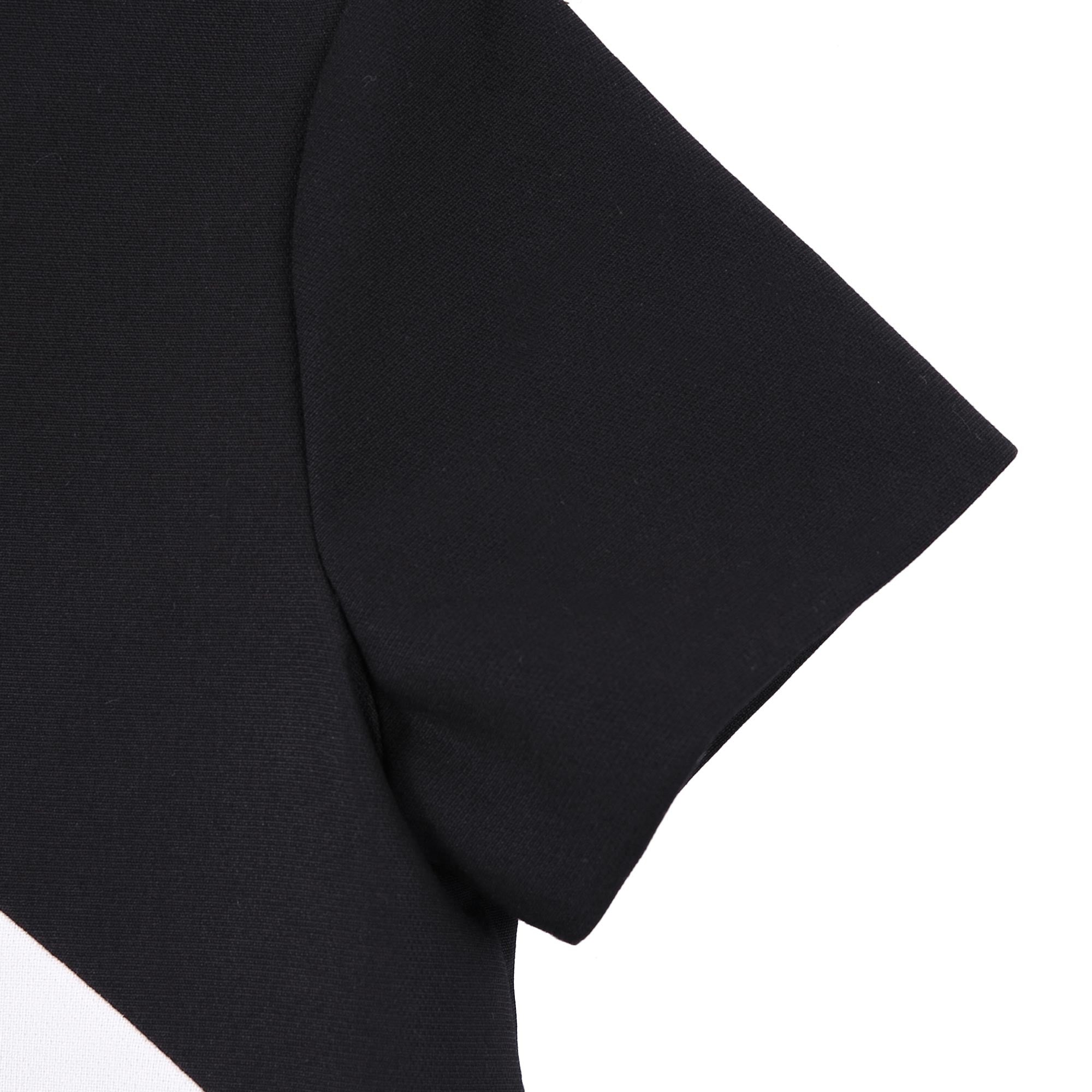 Girls Black Cotton Dress With White Star Trims - CÉMAROSE | Children's Fashion Store - 4