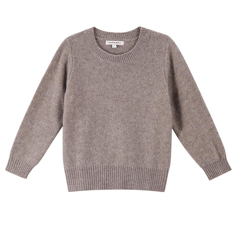 Boys & Girls Grey Wool Knitted Sweater - CÉMAROSE | Children's Fashion Store - 1