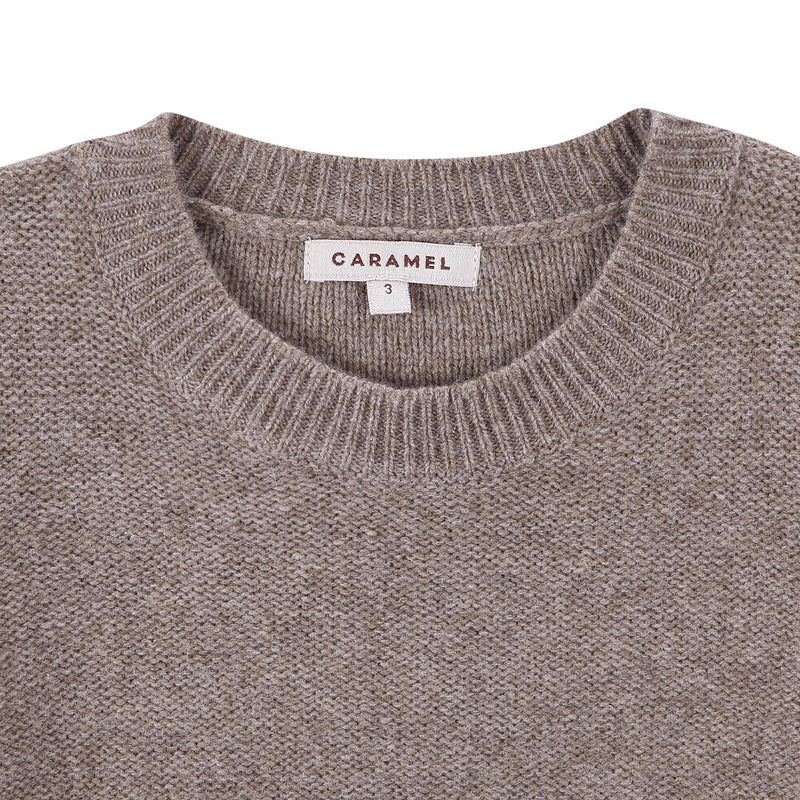 Boys & Girls Grey Wool Knitted Sweater - CÉMAROSE | Children's Fashion Store - 3