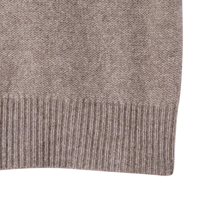 Boys & Girls Grey Wool Knitted Sweater - CÉMAROSE | Children's Fashion Store - 4