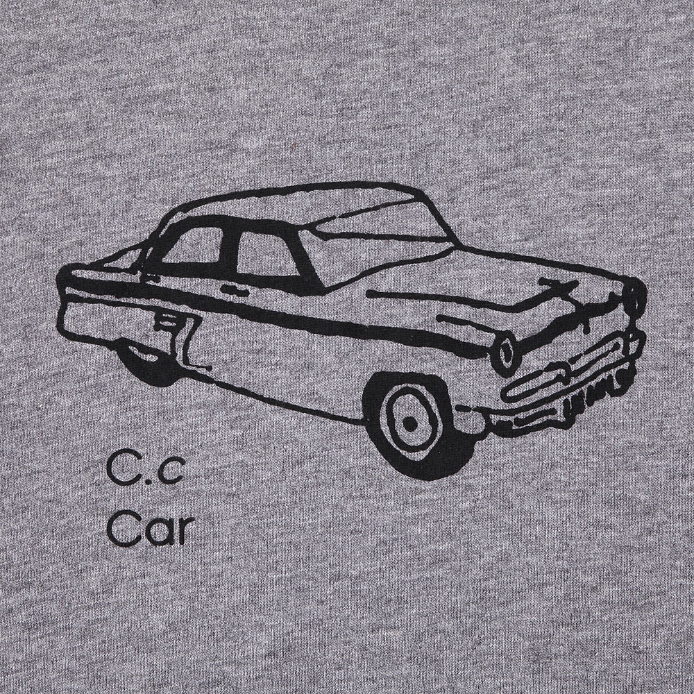 Boys Dark Grey Car Printed Cotton T-Shirt - CÉMAROSE | Children's Fashion Store - 4