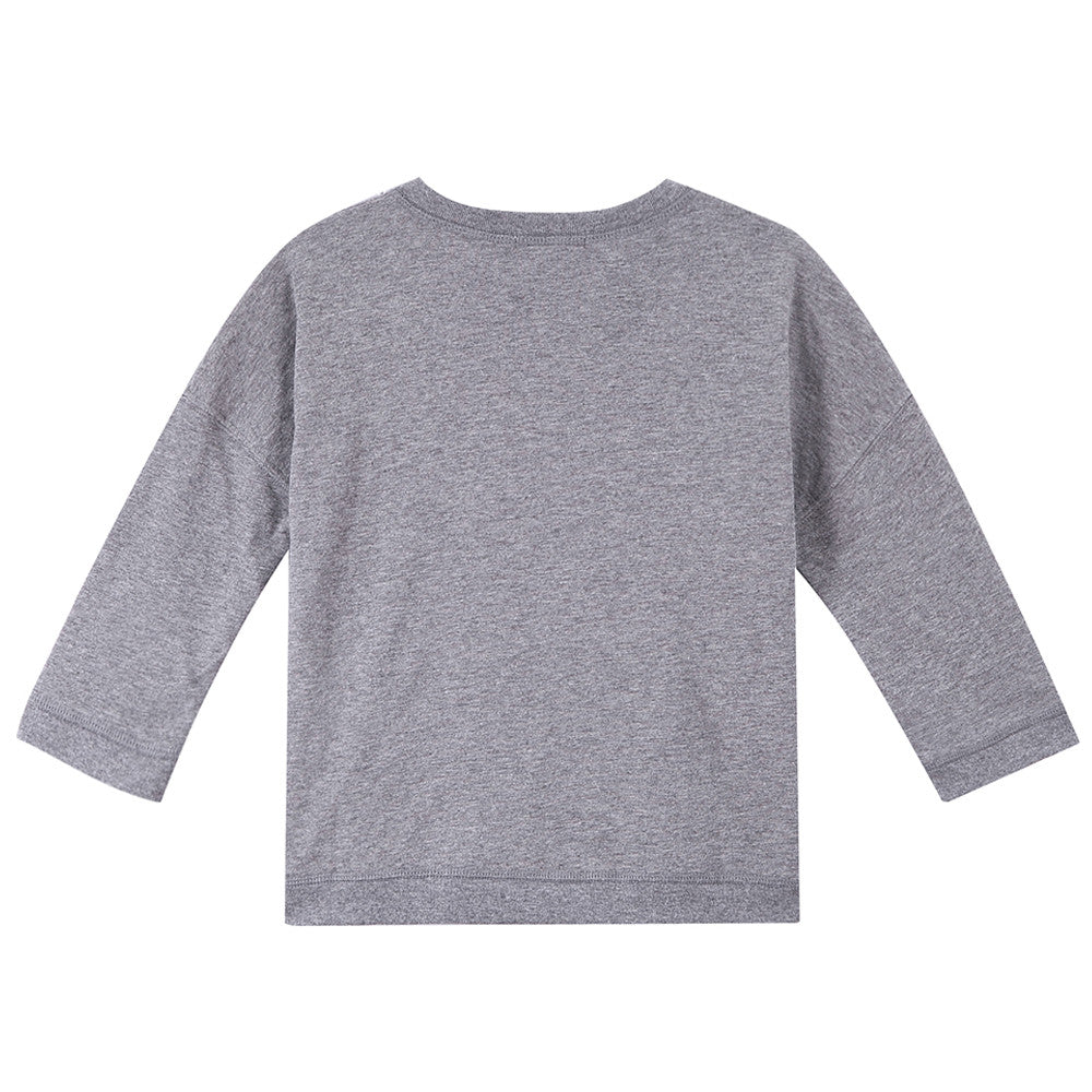 Boys Dark Grey Car Printed Cotton T-Shirt - CÉMAROSE | Children's Fashion Store - 2
