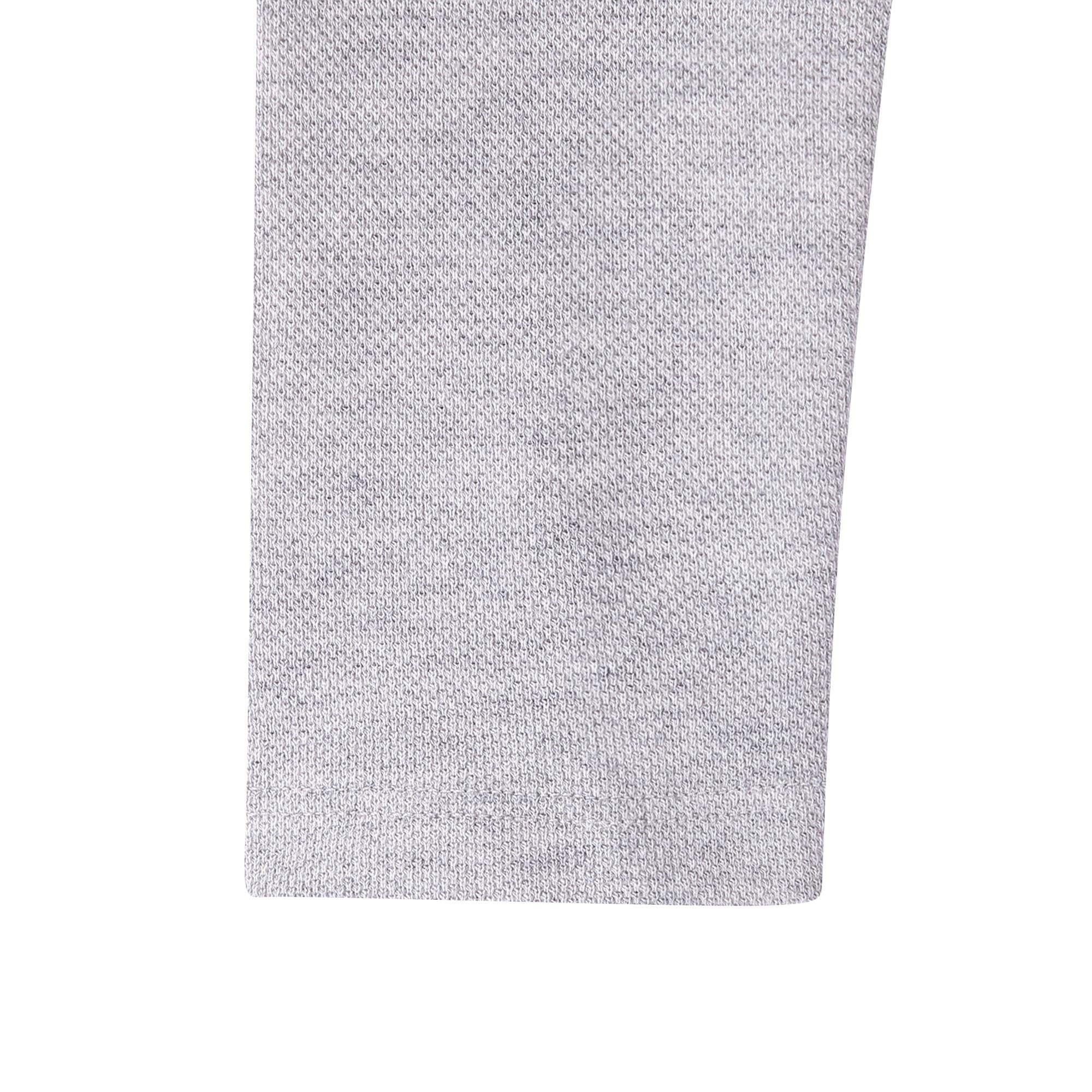 Baby Boys Light Melange Grey Monster Trims Cotton Polo Shirt - CÉMAROSE | Children's Fashion Store - 5