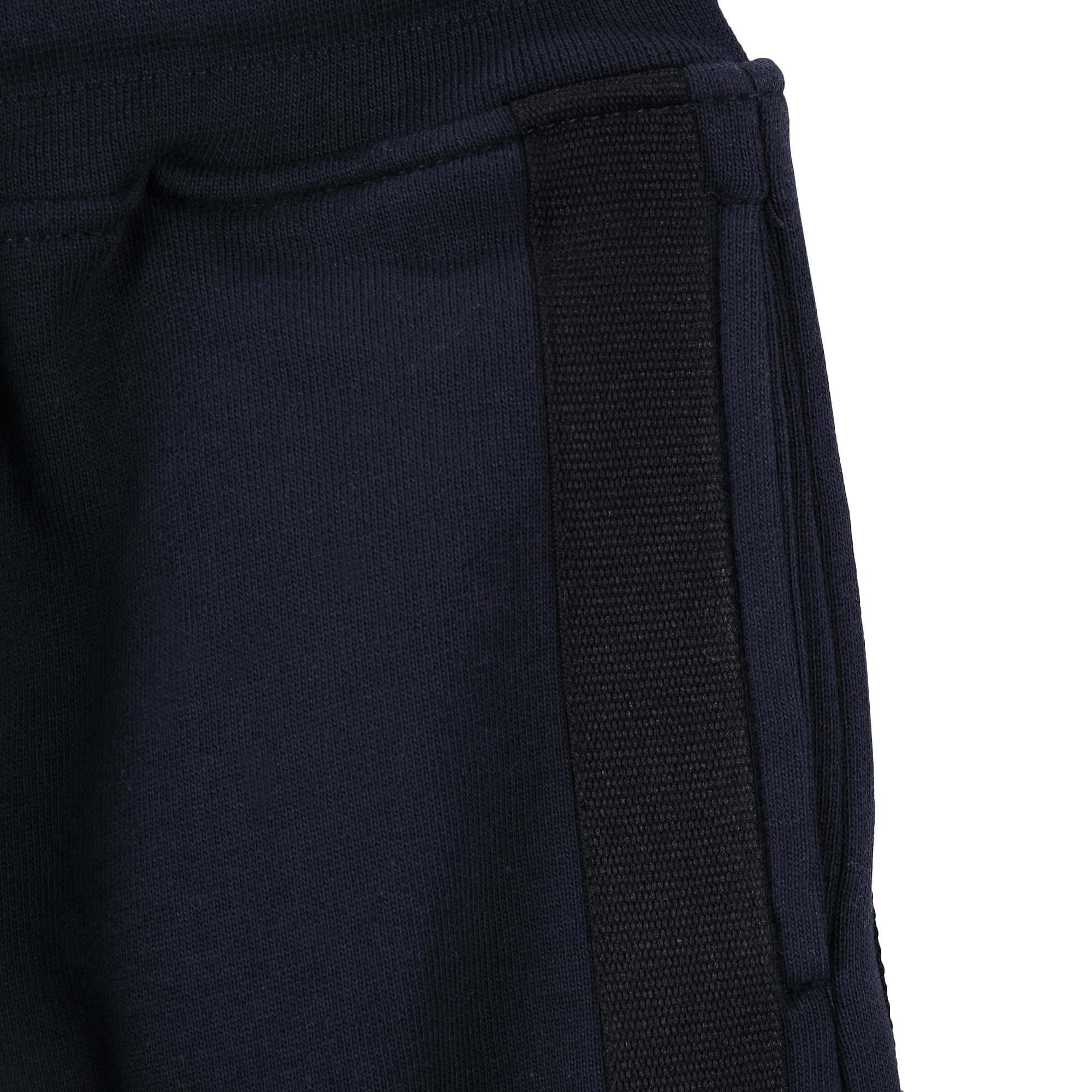 Boys Navy Blue Ribbed Cuffs Cotton Trouser - CÉMAROSE | Children's Fashion Store - 3