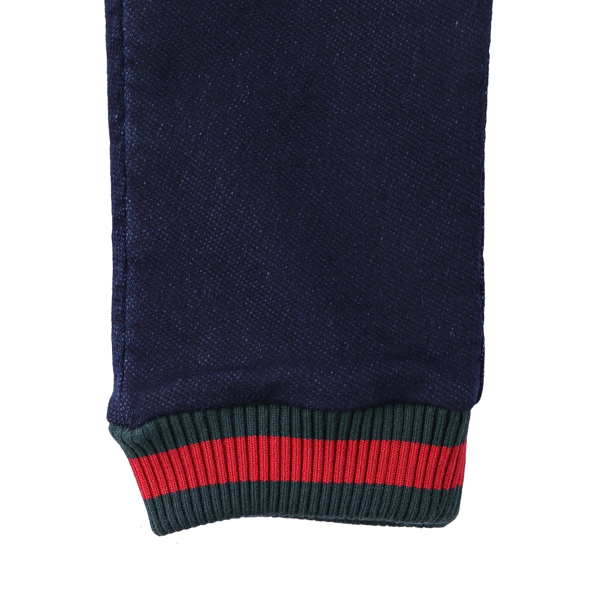 Baby Boys Navy Blue Ribbed Cotton Trouser - CÉMAROSE | Children's Fashion Store - 5