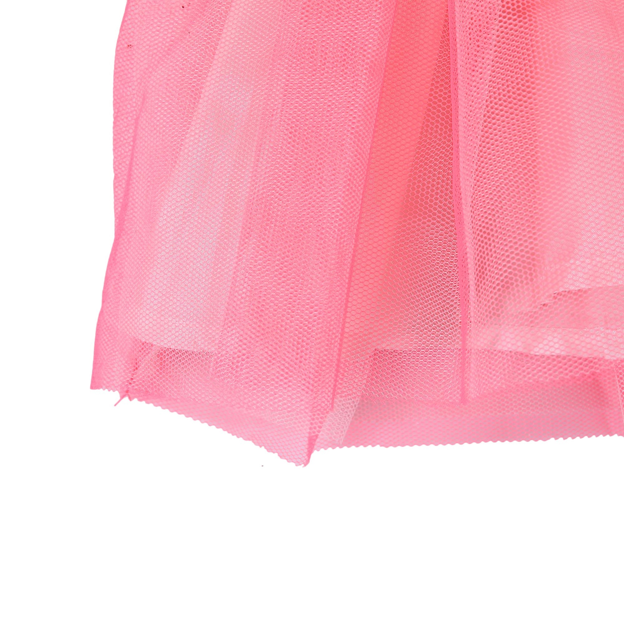 Girls Pink Boe Ribbon Tulle Skirt - CÉMAROSE | Children's Fashion Store - 3