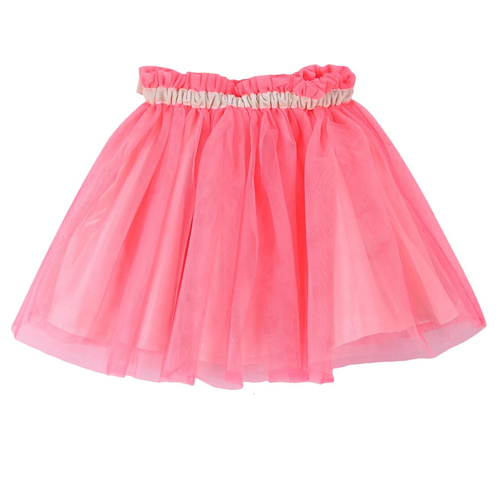 Girls Pink Boe Ribbon Tulle Skirt - CÉMAROSE | Children's Fashion Store - 2
