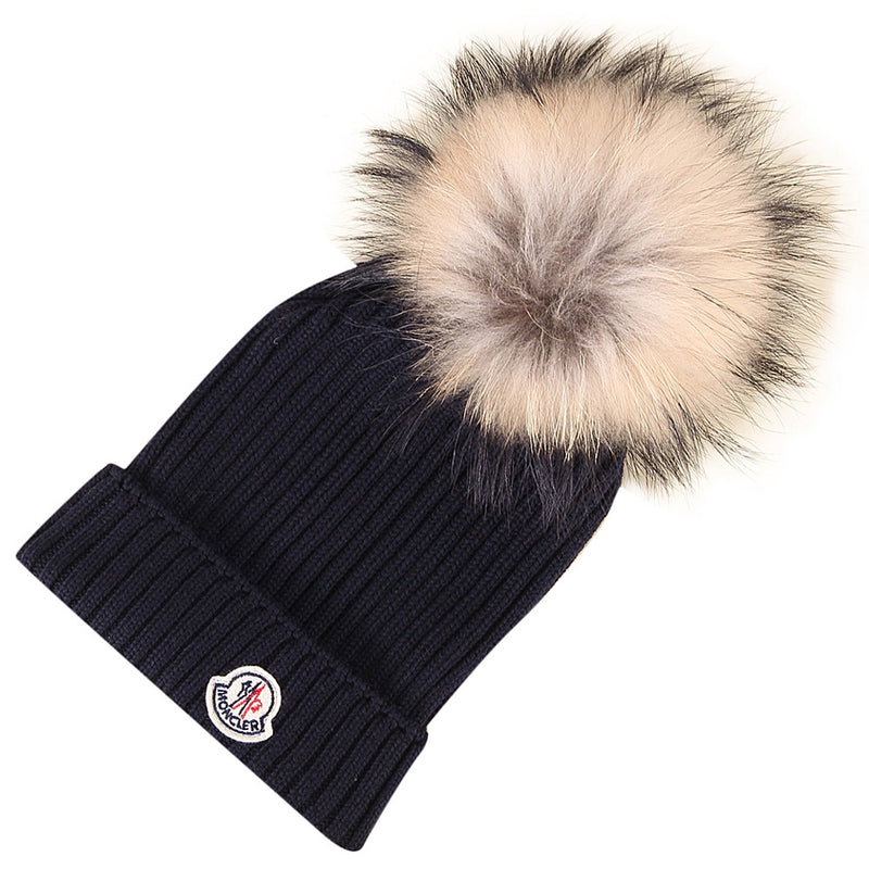 Boys & Girls Black Plush Trims Knitted Hat & Scarf Sets - CÉMAROSE | Children's Fashion Store - 1