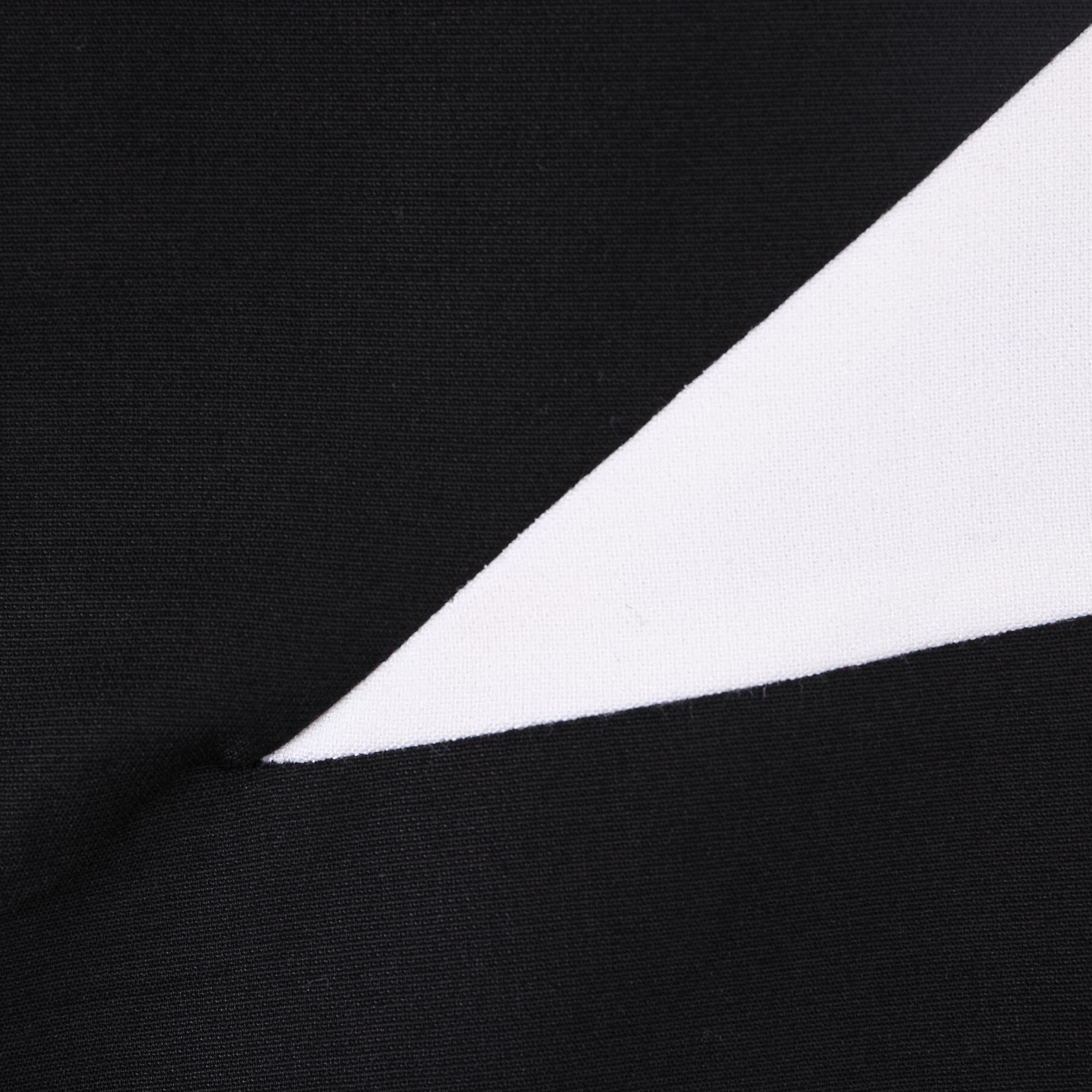 Girls Black Cotton Dress With White Star Trims - CÉMAROSE | Children's Fashion Store - 6